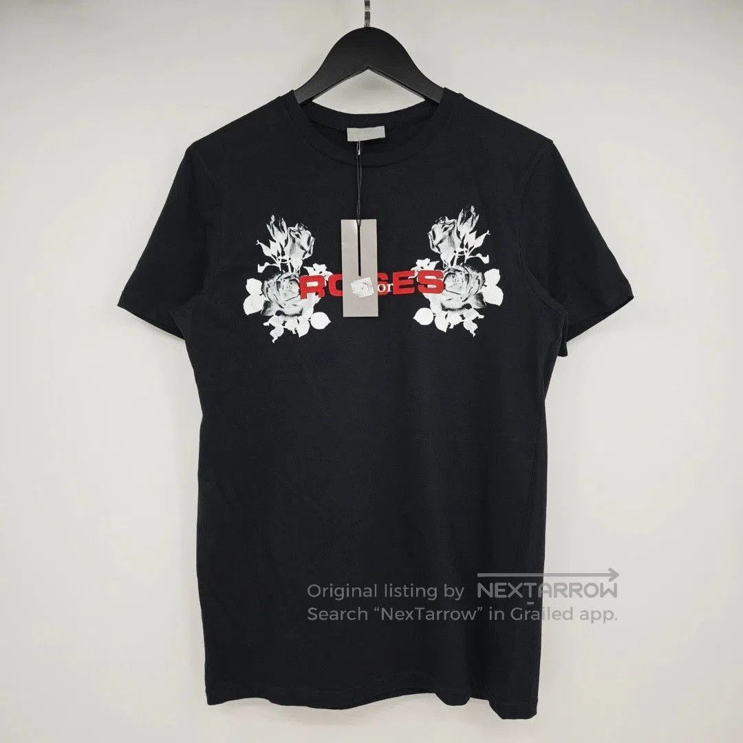 Dior dior rose logo short sleeve t-shirt. Size US S / EU 44-46 / 1 - 1 Thumbnail