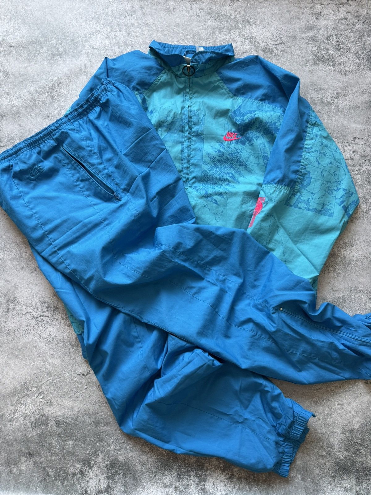 Nike Rare Vintage 80-90s Nike Tracksuit Challenge Court Size US L / EU 52-54 / 3 - 1 Thumbnail