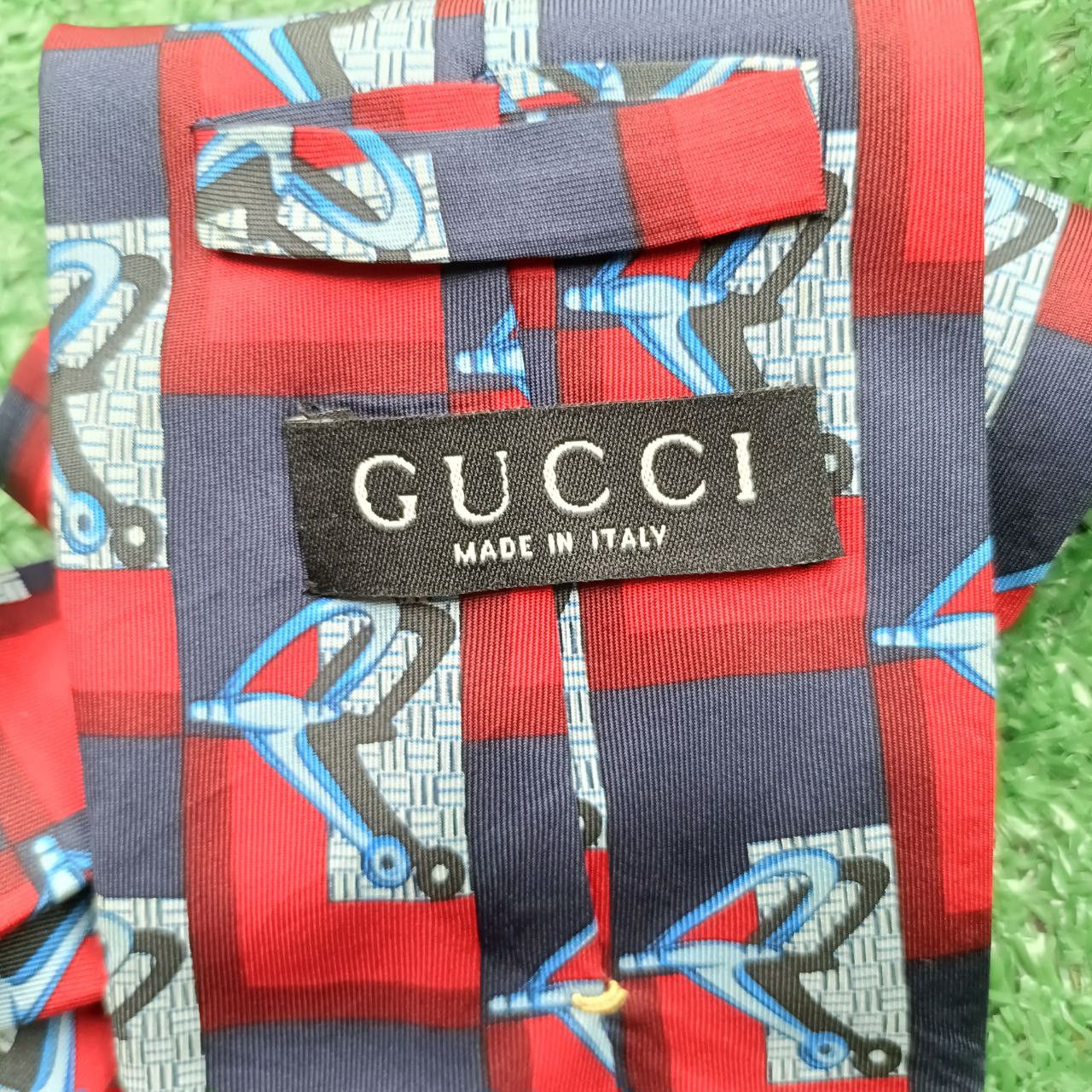 Gucci Vintage Gucci Silk Tie Size ONE SIZE - 3 Thumbnail
