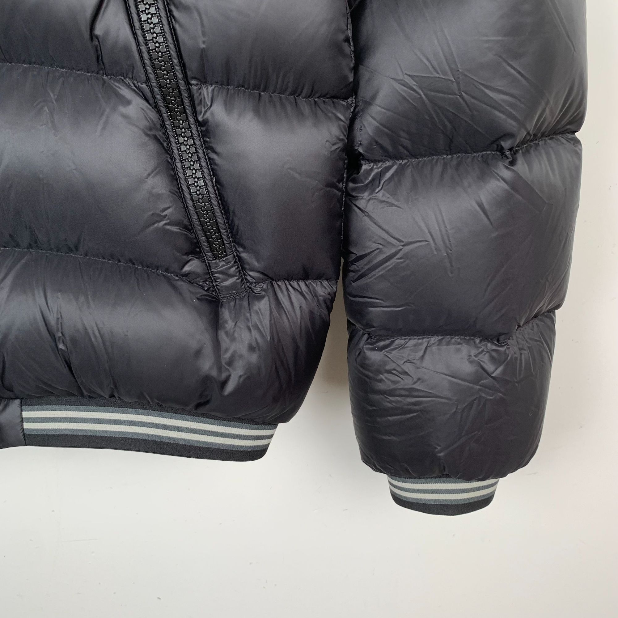 Moncler Moncler Jeanbart Navy Hooded Down Jacket with Logo (Size S) Size US S / EU 44-46 / 1 - 6 Thumbnail