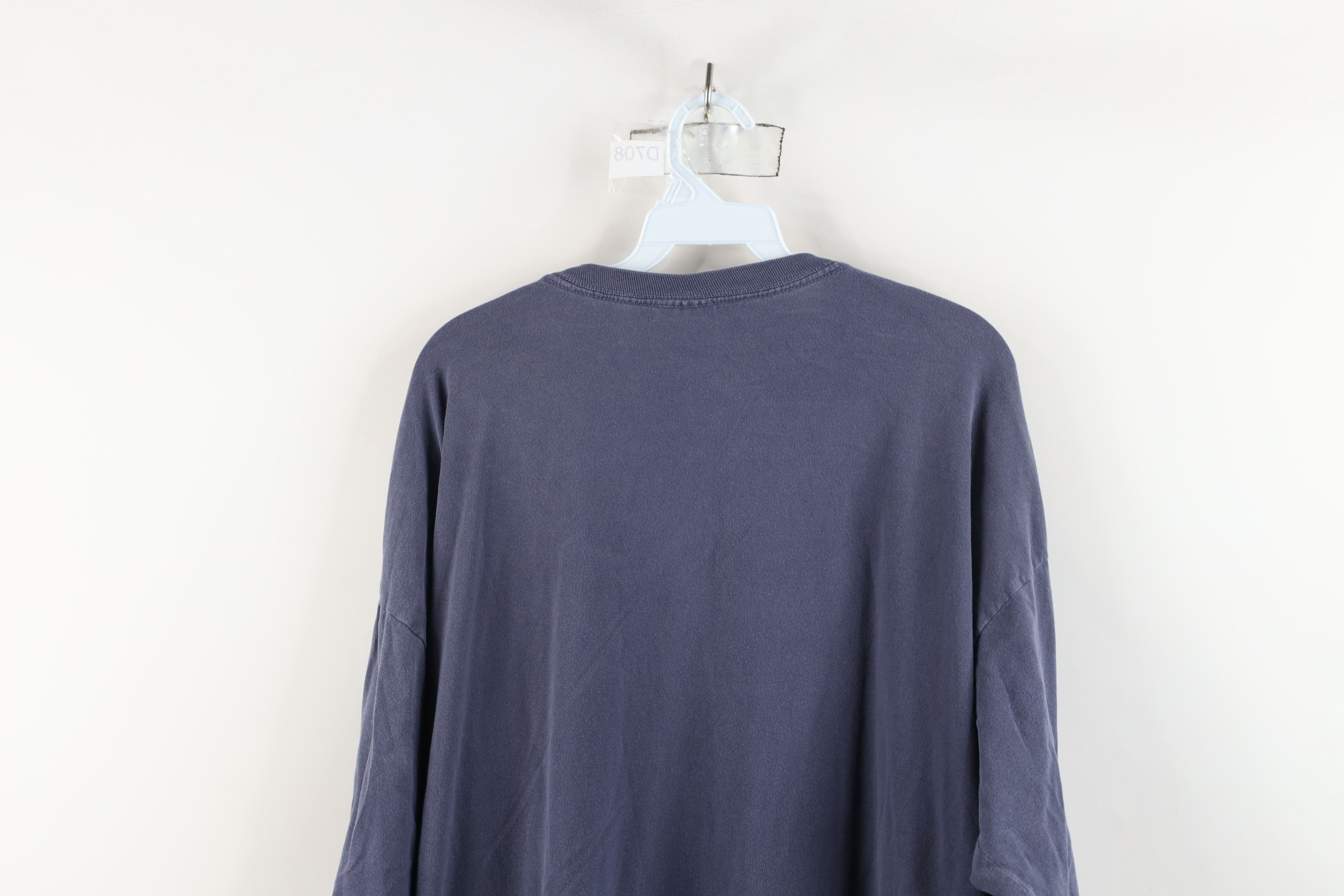 Vintage Vintage 90s Streetwear Stonewash Long Sleeve T-Shirt Cotton Size US XXL / EU 58 / 5 - 11 Thumbnail