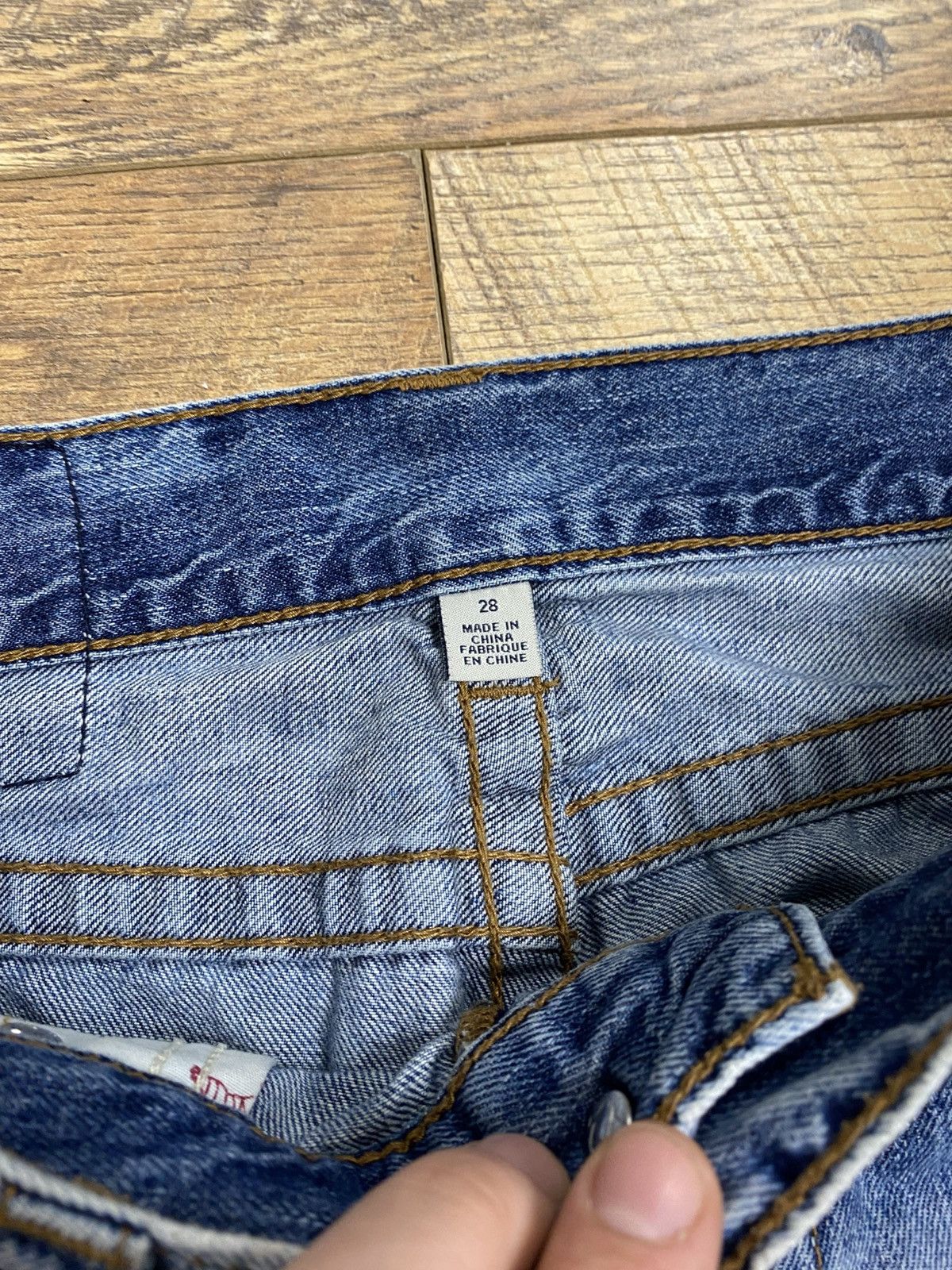 True Religion True Religion Acid Wash Skinny Jeans Rare Futuristic Y2K Size US 28 / EU 44 - 4 Thumbnail