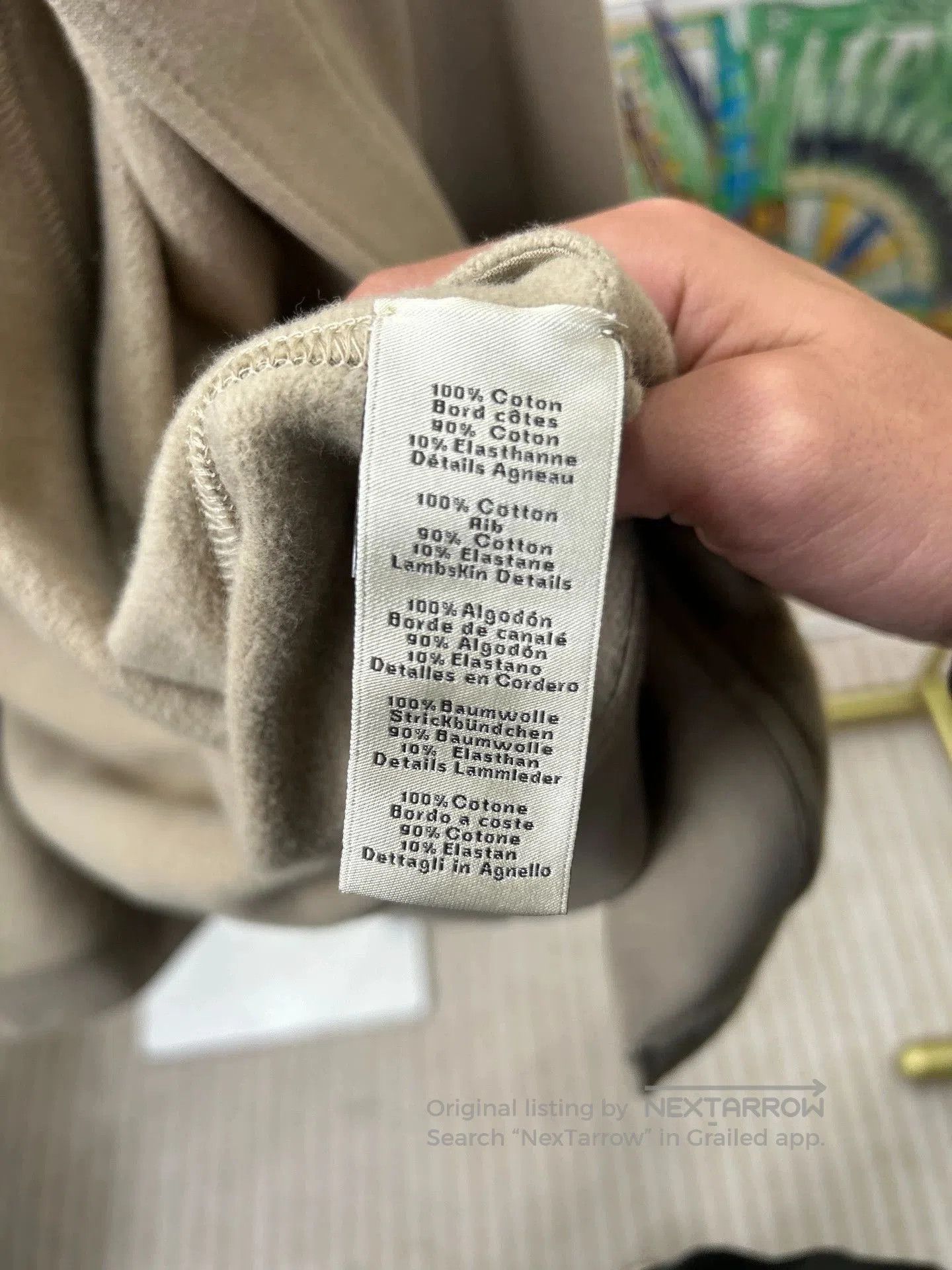 Hermes Hermès Beige Cotton Jacket with Horse Motif. Size US L / EU 52-54 / 3 - 4 Thumbnail