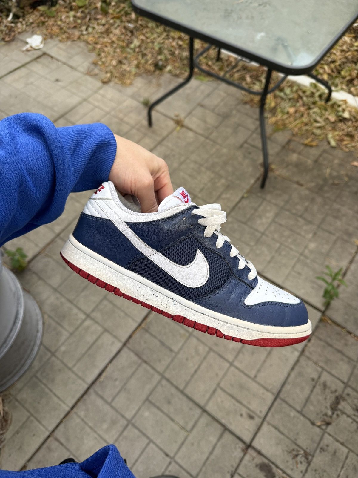 Nike Nike Dunk Low CI France Midnight Navy White Size US 9 / EU 42 - 7 Thumbnail