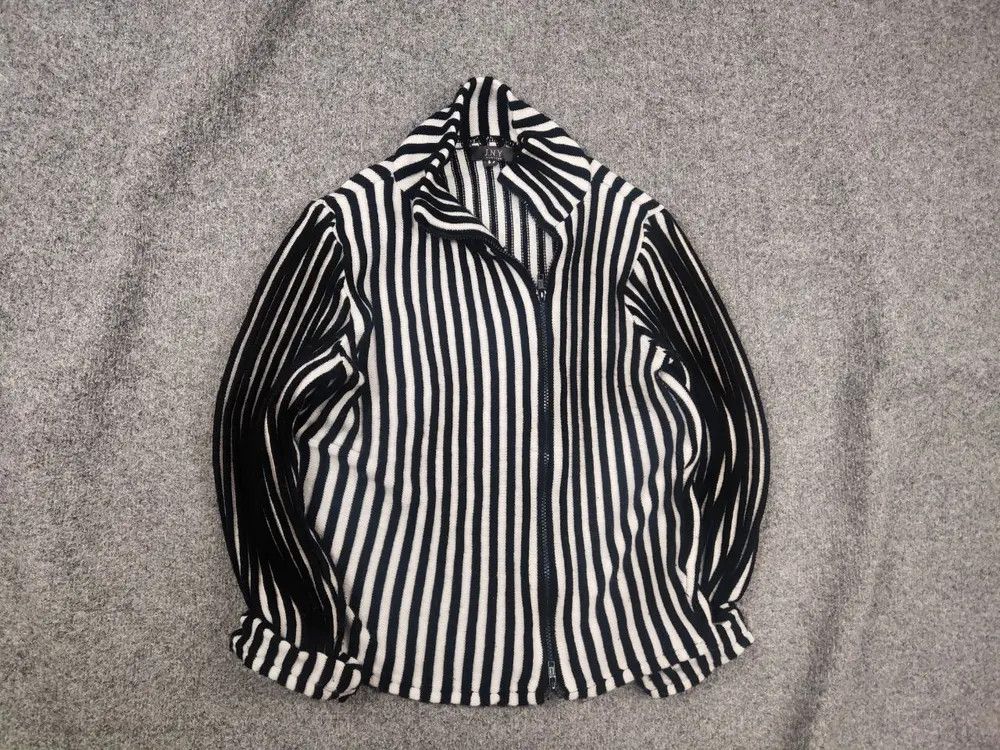 If Six Was Nine Vintage Ribbed If Six Was Nine sweater asymetric Zip LGB Y2K Size US M / EU 48-50 / 2 - 1 Thumbnail