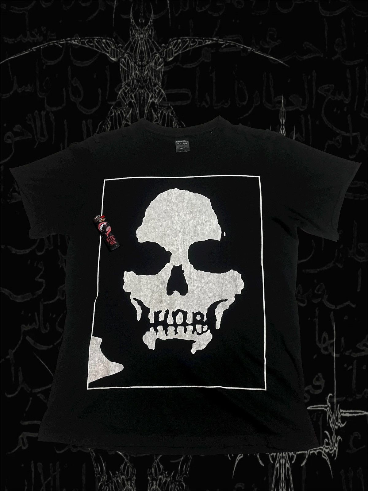 Number (N)ine number nine skeleton Charles Manson tee | Grailed