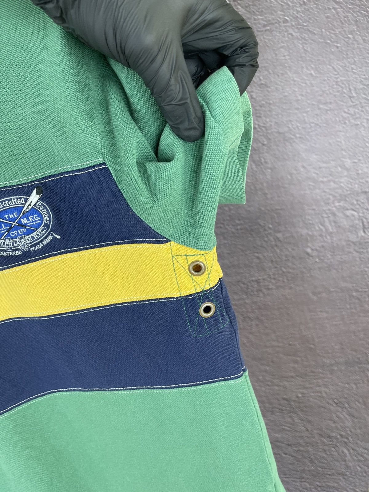 Polo Ralph Lauren Polo Ralph Lauren vintage 90s striped rugby polo shirt Size US S / EU 44-46 / 1 - 11 Thumbnail