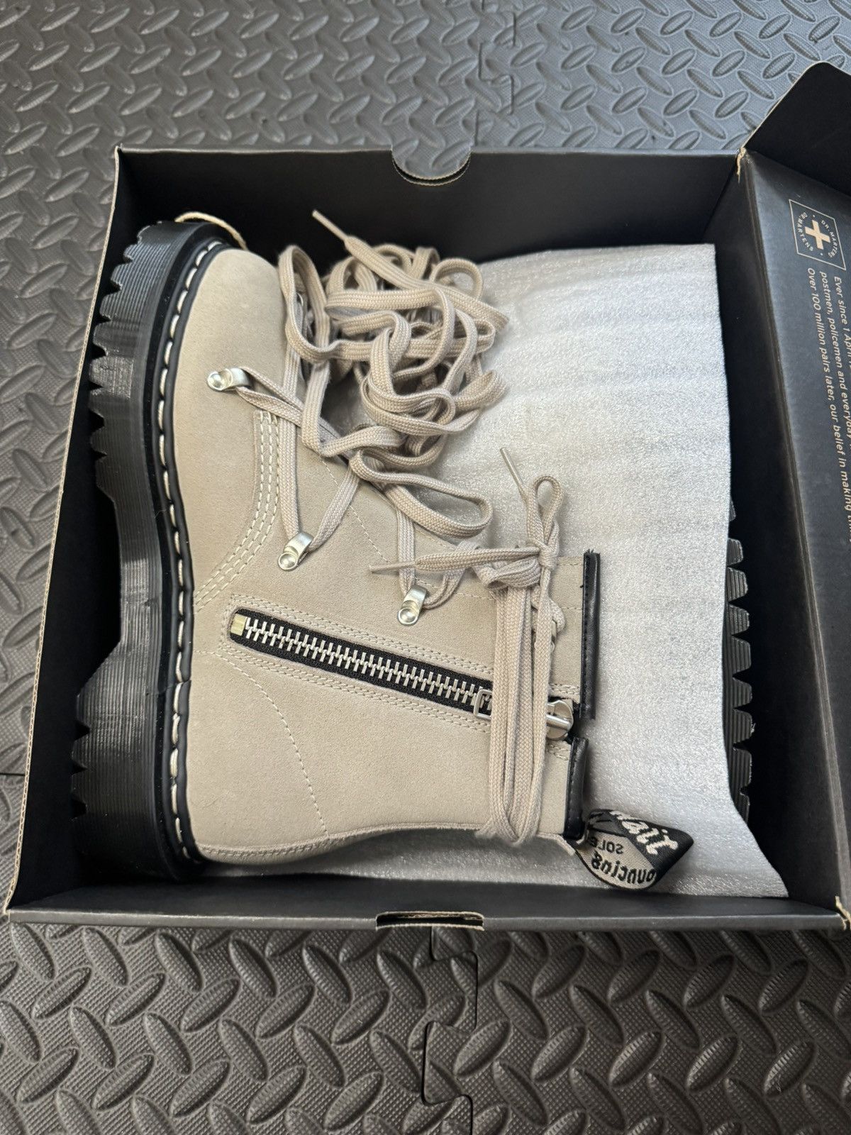 Dr. Martens × Rick Owens 1460 Bex Sole Taupe Size US 9 / EU 42 - 9 Thumbnail