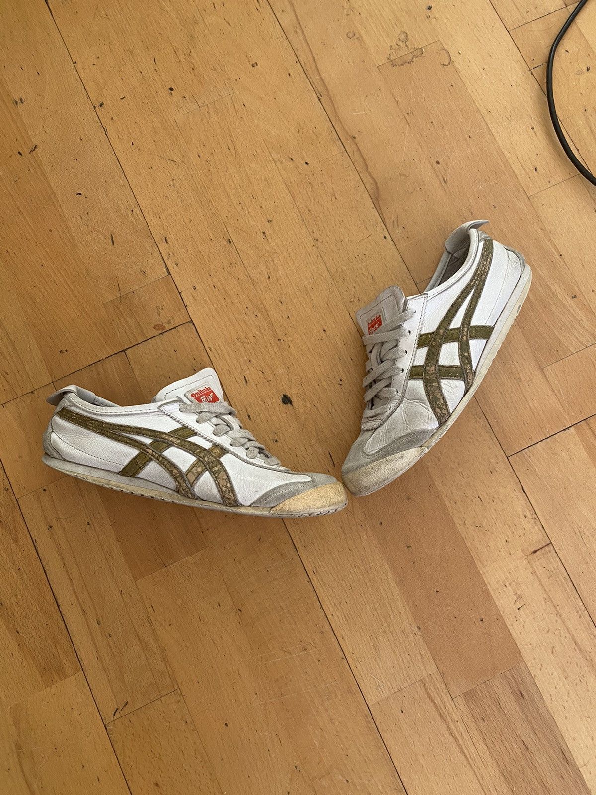 Asics × Onitsuka Tiger × Vintage Asics Onitsuka Tiger "Green White" shoes Size US 6 / IT 36 - 2 Thumbnail