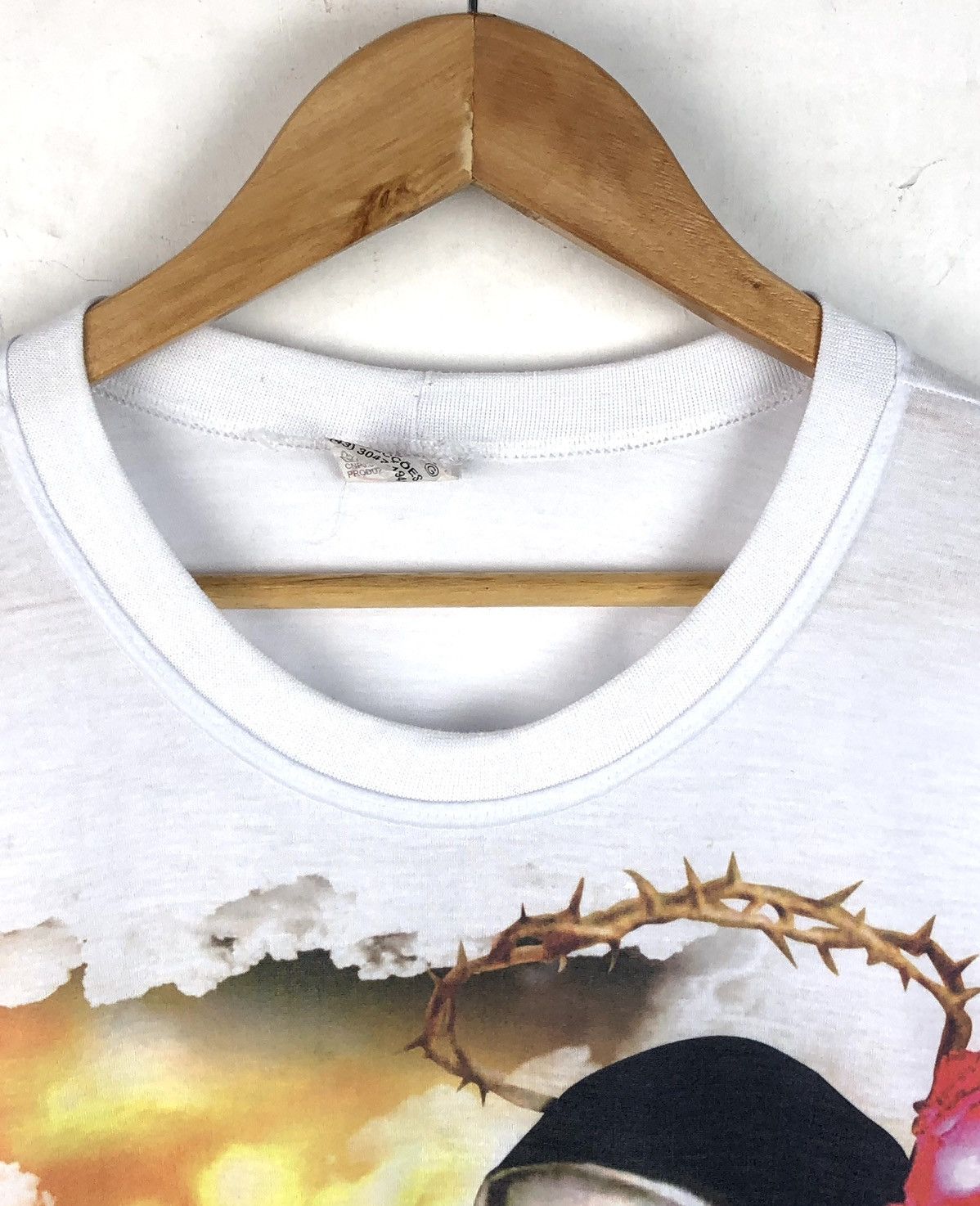 Designer × Vintage Vintage Italian religious t shirt super rare 2000 Size US L / EU 52-54 / 3 - 3 Thumbnail