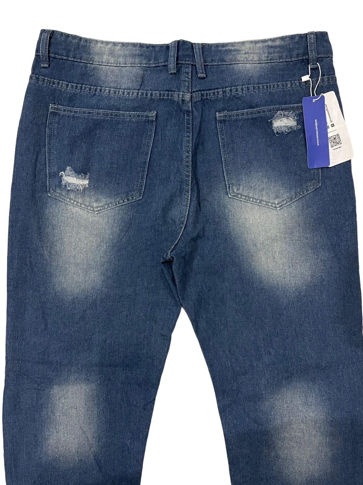 Japanese Brand Japanese Brand Romwe Distressed Denim Jeans Size US 36 / EU 52 - 9 Thumbnail