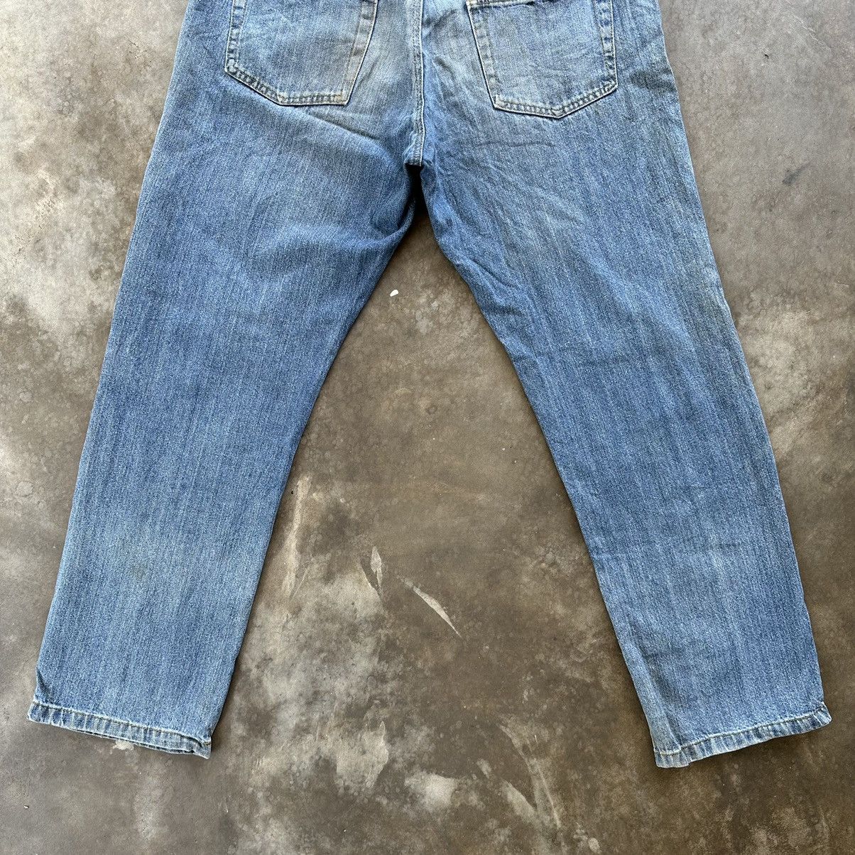 Japanese Brand Vintage Japanese Distressed Faded Denim Jean Pant W36 Size US 36 / EU 52 - 11 Thumbnail