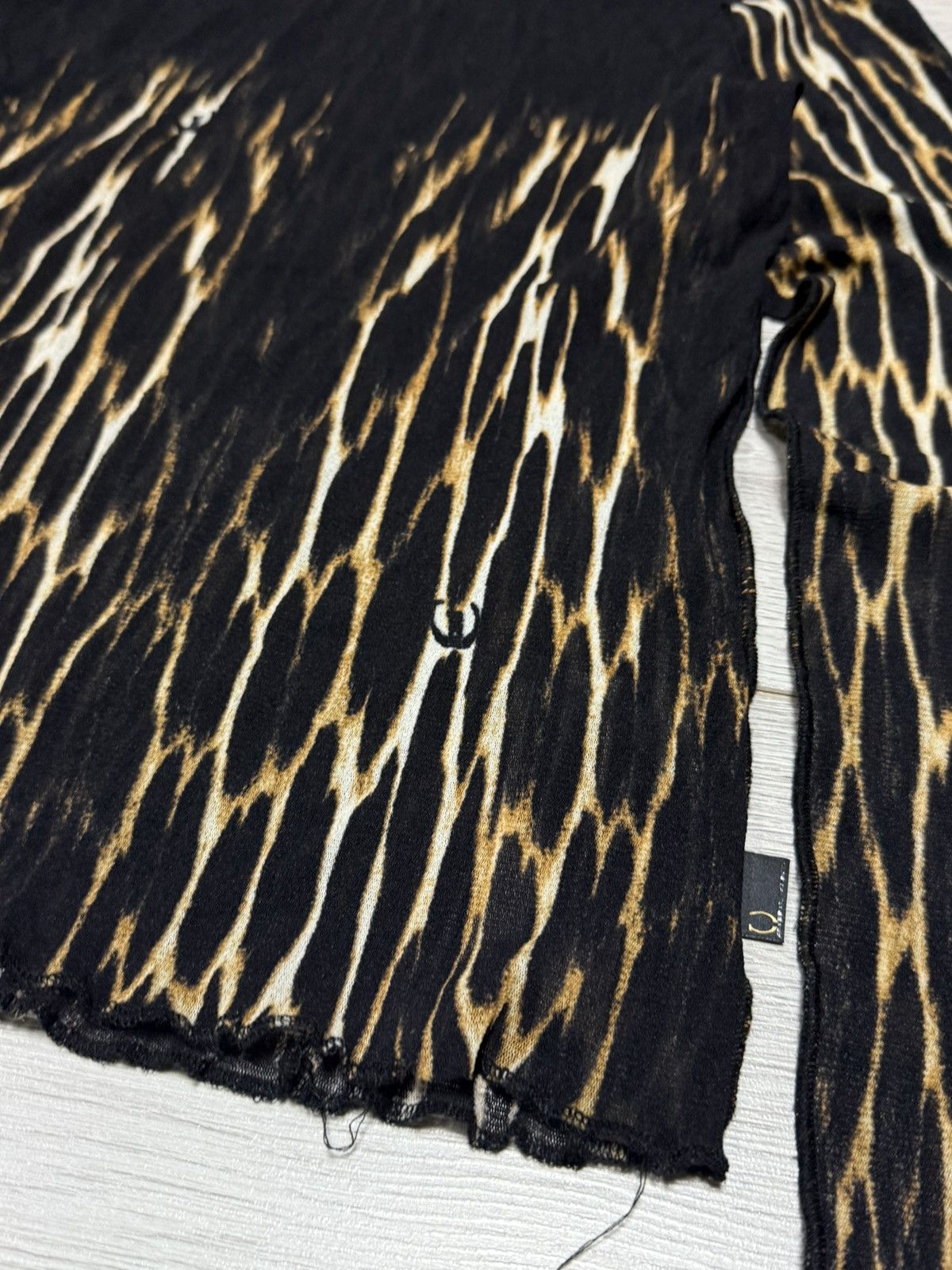 Just Cavalli Just Cavalli mesh leopard long sleeve fire gaultier style Size US M / EU 48-50 / 2 - 7 Thumbnail