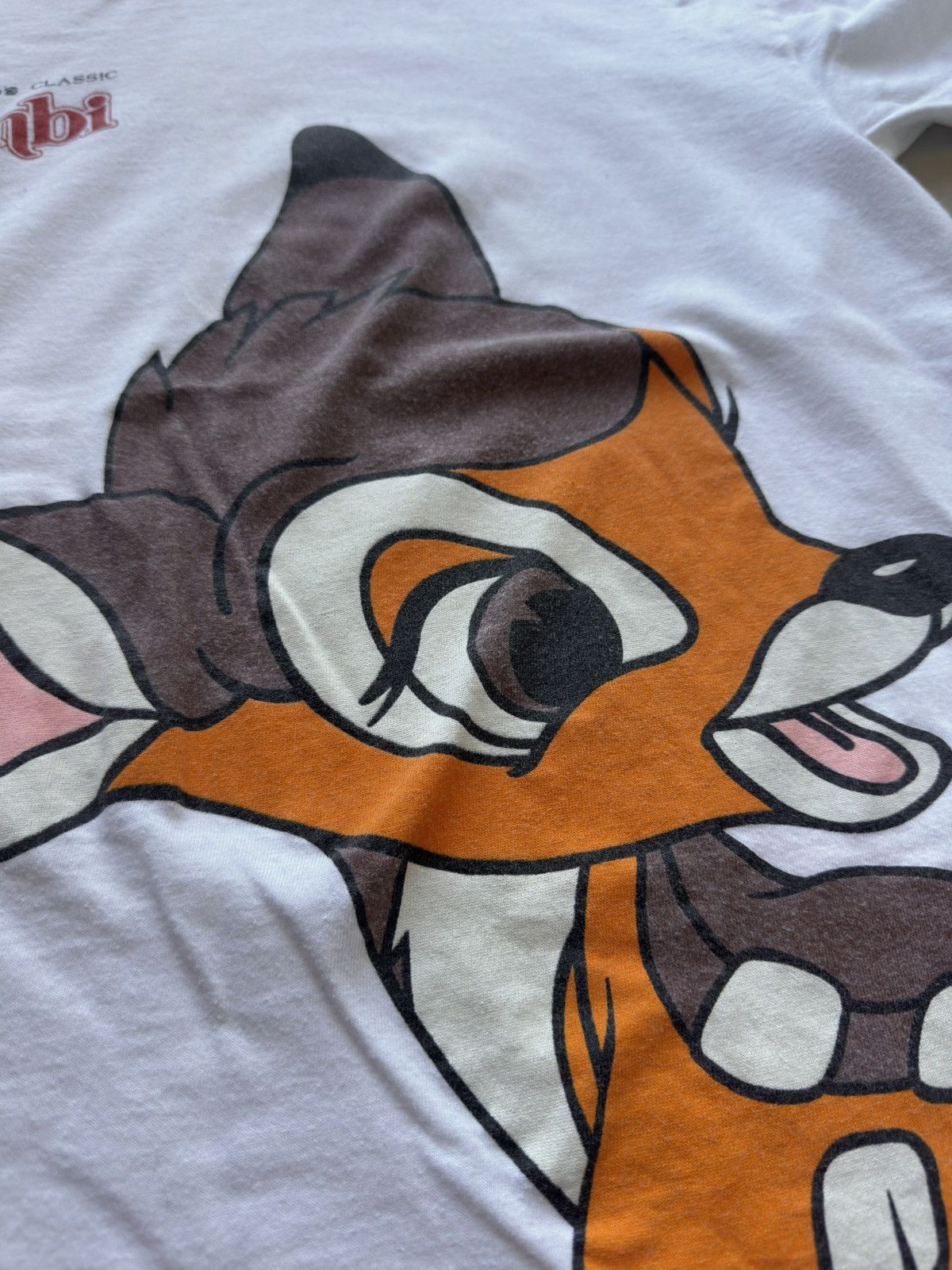 Disney 90s 80s Bambi Walt Disney’s Classic Fantasy VTG Hering Shirt Size US XL / EU 56 / 4 - 8 Thumbnail