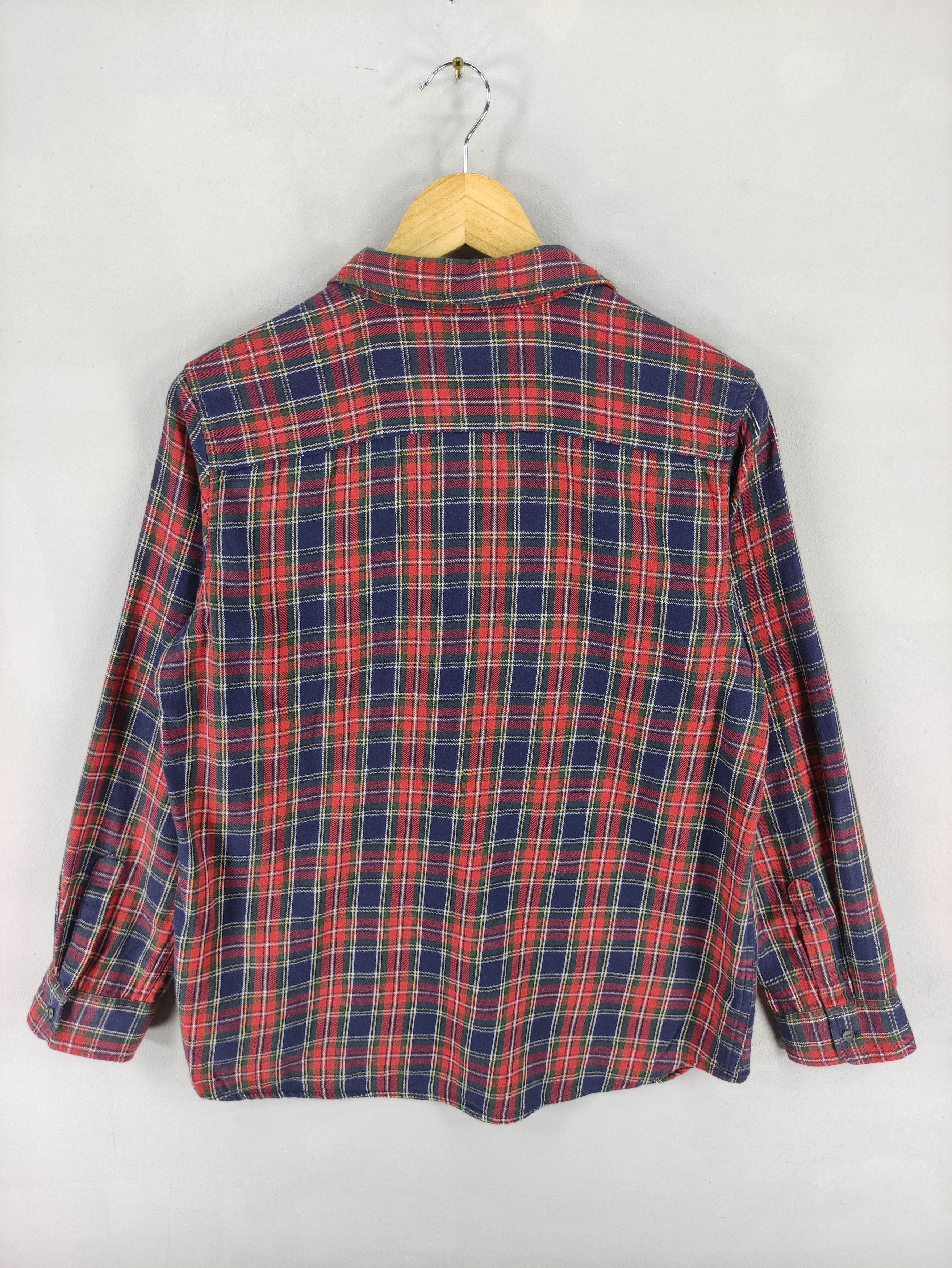 Uniqlo Vintage Flannel Shirt Button up Long Sleeve Size XL / US 12-14 / IT 48-50 - 8 Thumbnail