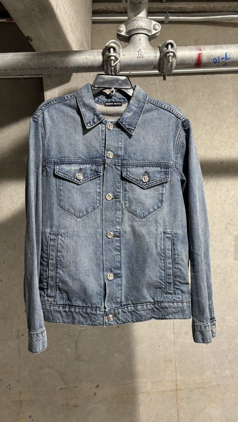 Seventh Heaven Cross Denim Jacket