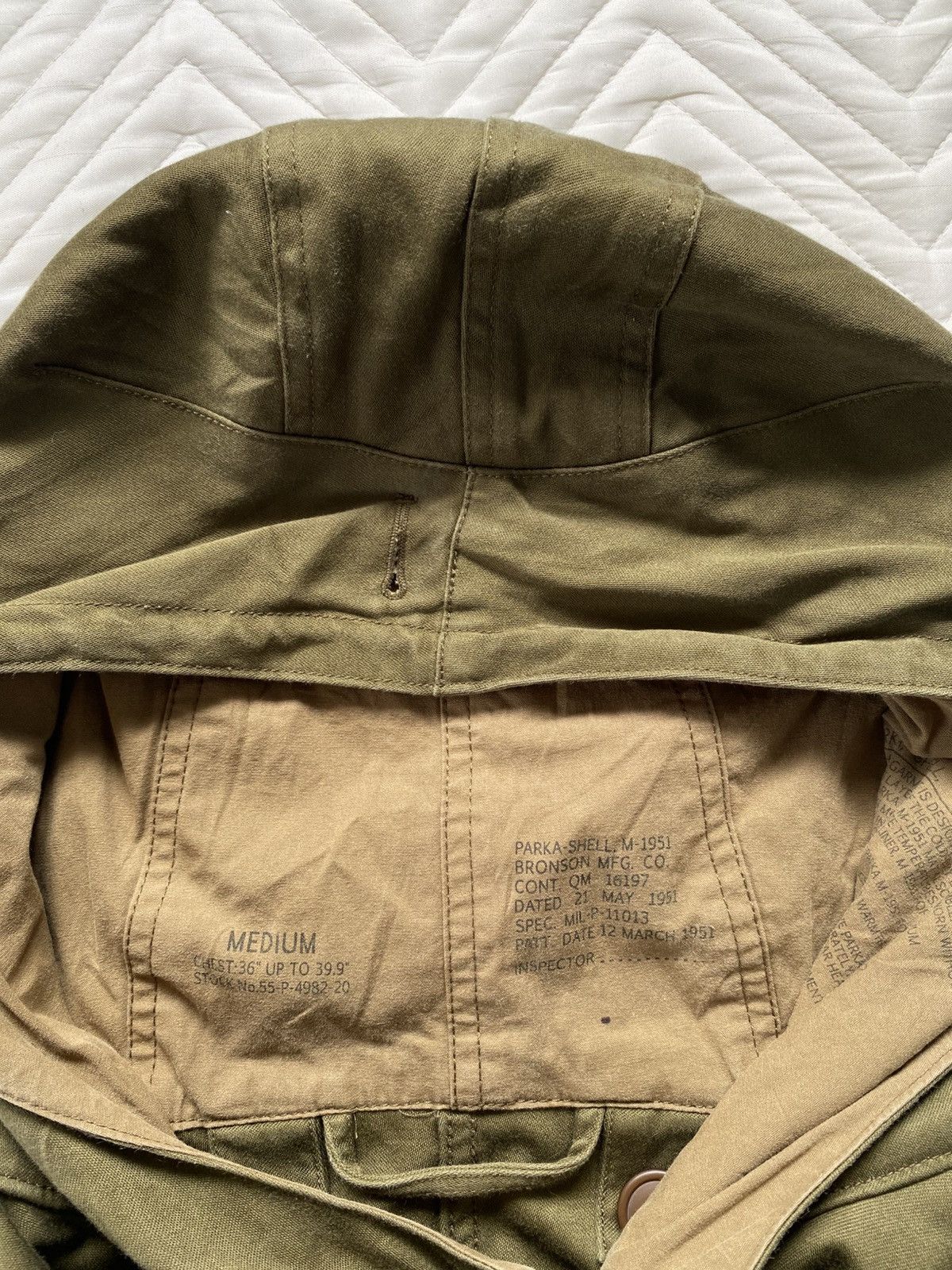 Bronson MFG. CO. Bronson Mfg Co M-51 Fishtail Parka – 1950s Reproduction 🇺🇸 Size US M / EU 48-50 / 2 - 4 Thumbnail