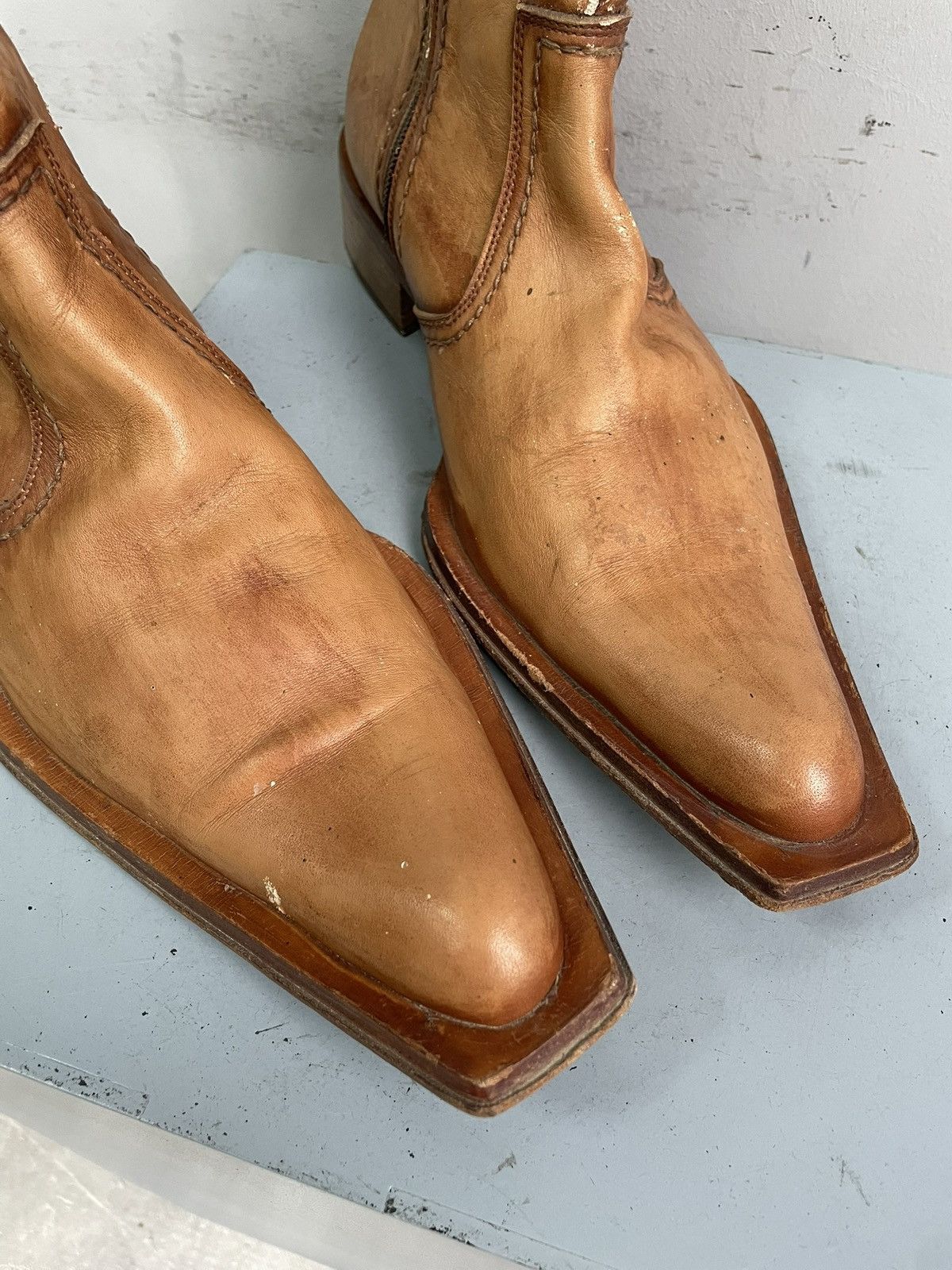 Hedi Slimane Western hype if six was nine boots japanese moto fashion Size US 9.5 / EU 42-43 - 9 Thumbnail
