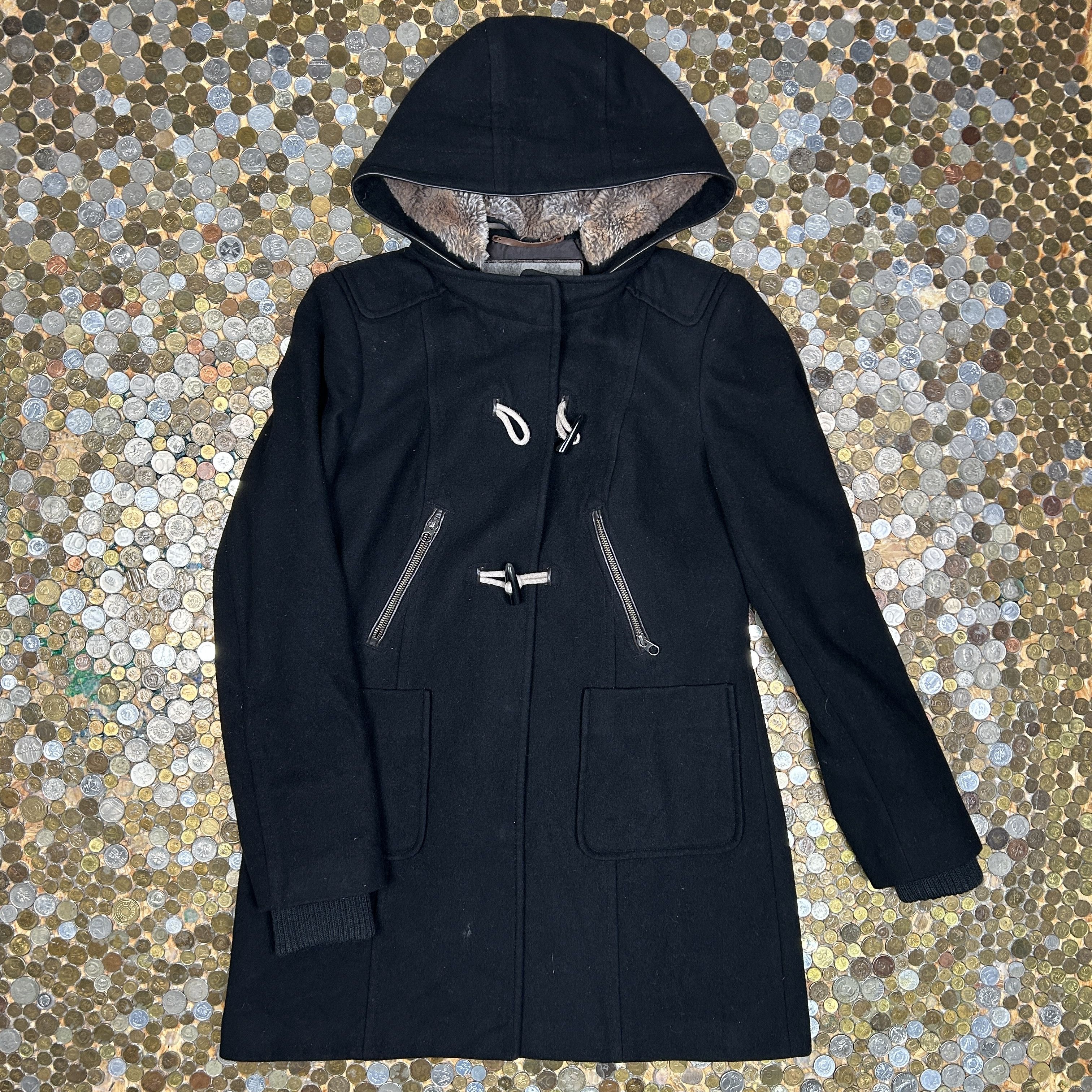 Milestone classic woman coat with fut hoodie 90's