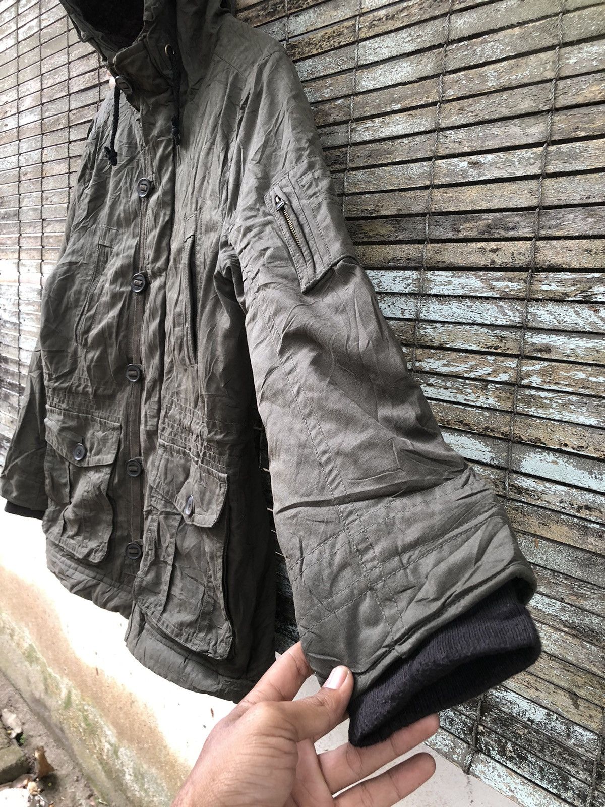 Belstaff × Japanese Brand × Vintage Vintage Japanese Brands Create Barefoot Military Jacket Size US L / EU 52-54 / 3 - 10 Thumbnail