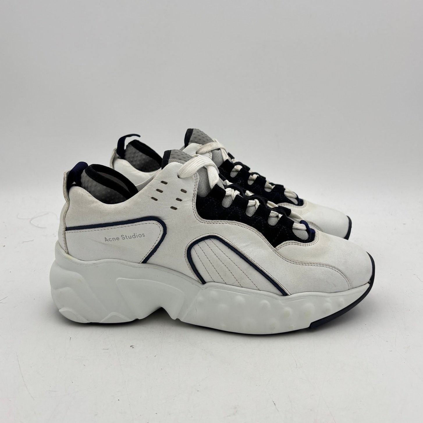 Acne Studios Acne Studios Manhattan Black White Chunky Sneakers Womens 39 Size US 9 / IT 39 - 3 Thumbnail