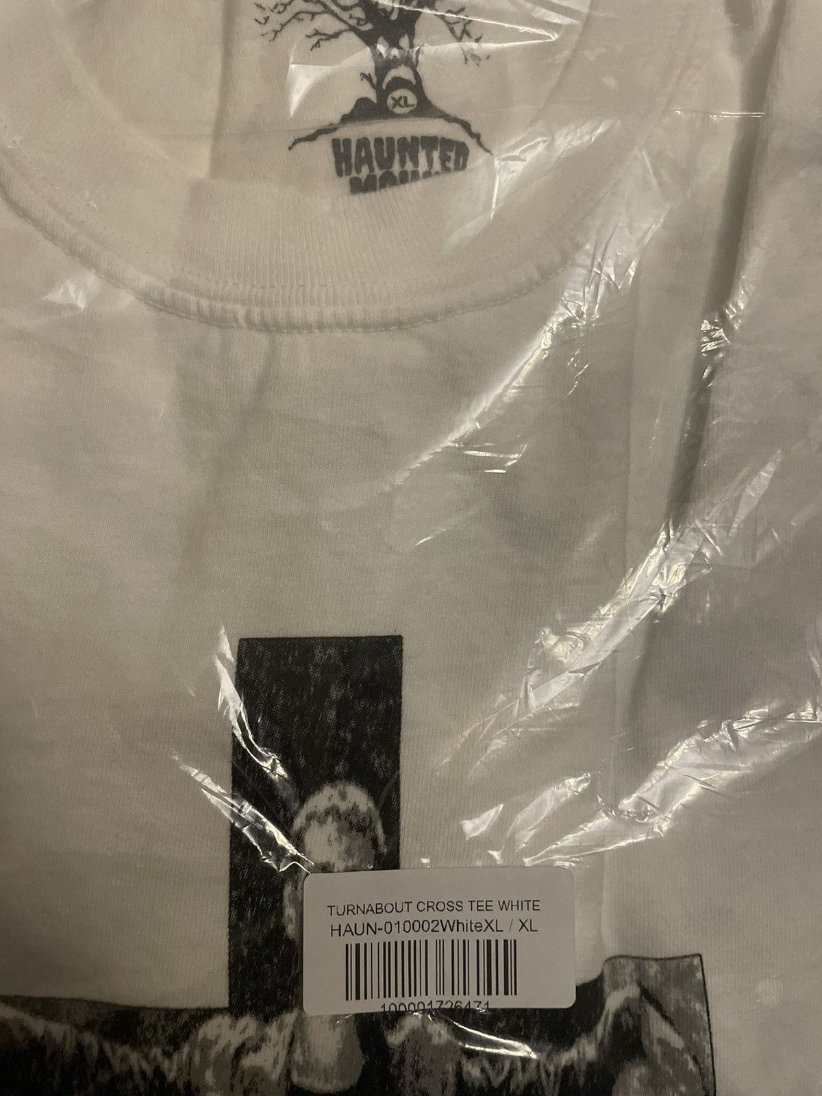 Drain Gang × Haunted Mound Turnabout - LOE white Cross t shirt haunted mound sematary Size US XL / EU 56 / 4 - 3 Thumbnail