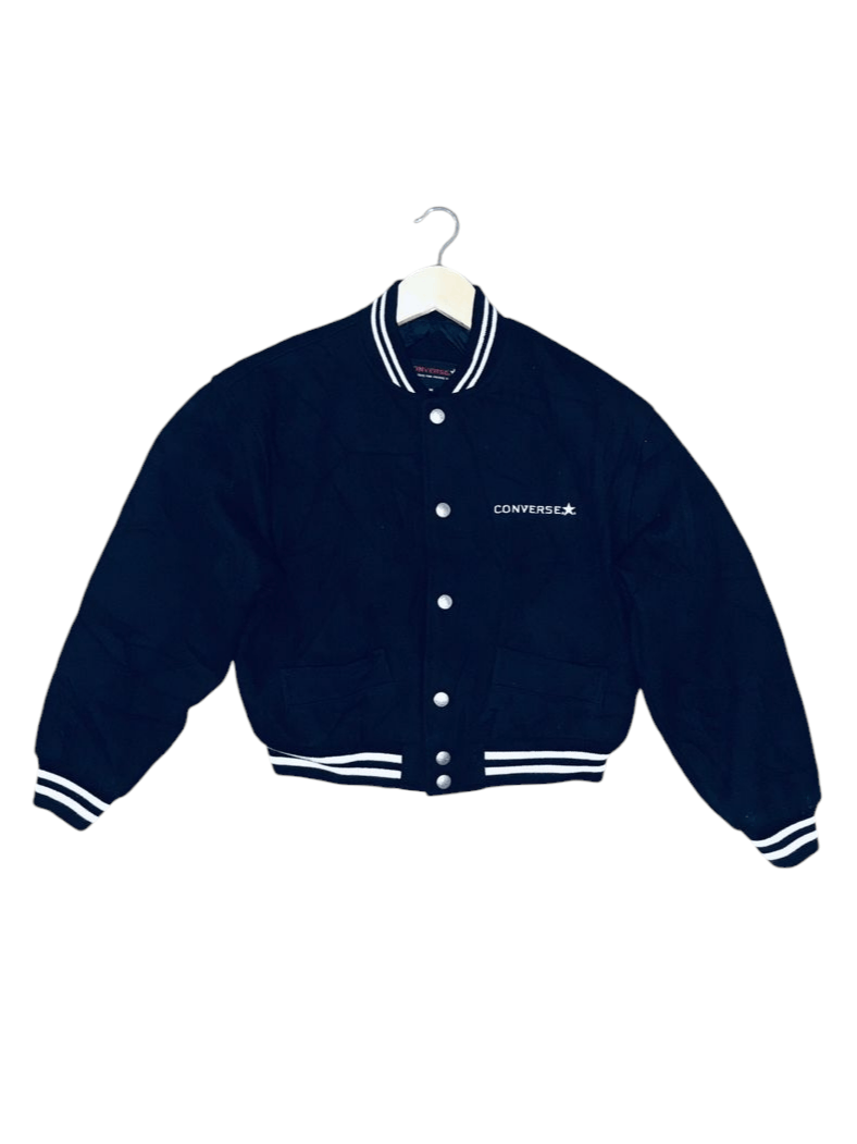 Converse × Vintage Vintage Converse Spells out Croptop Varsity Size M / US 6-8 / IT 42-44 - 2 Thumbnail