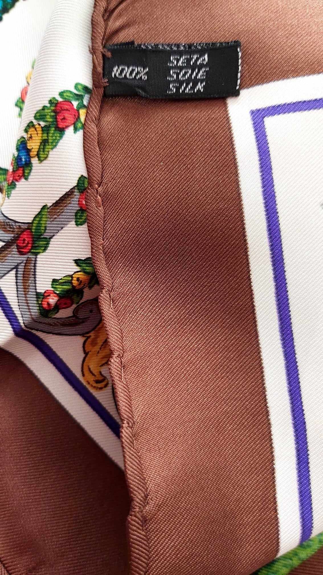 Karl Lagerfeld × Vintage Karl Lagerfeld silk scarf Italy Size ONE SIZE - 3 Thumbnail