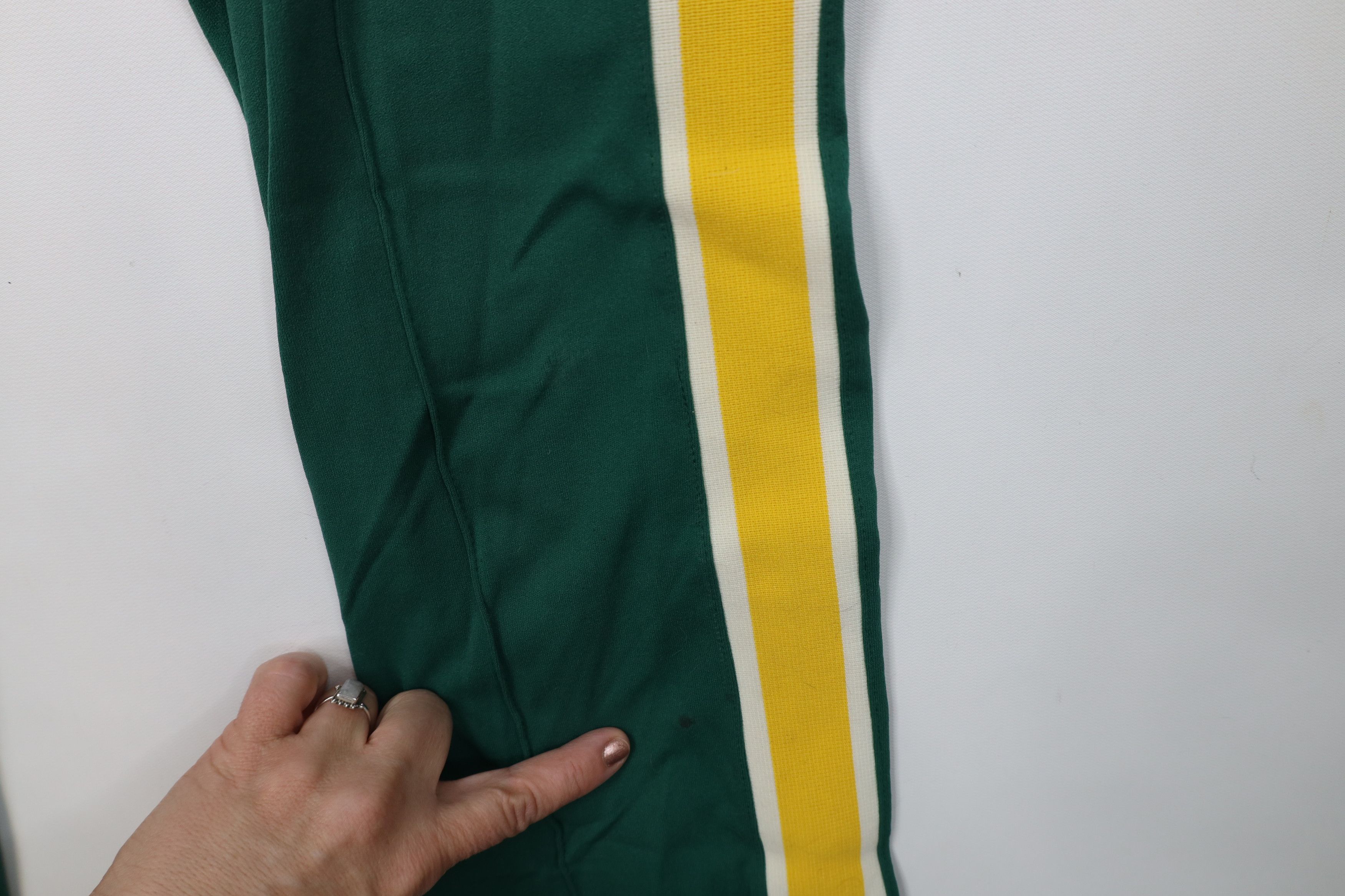 Vintage Vintage 70s Streetwear Striped Warm Up Sweatpants Pants USA Size US 38 / EU 54 - 6 Thumbnail