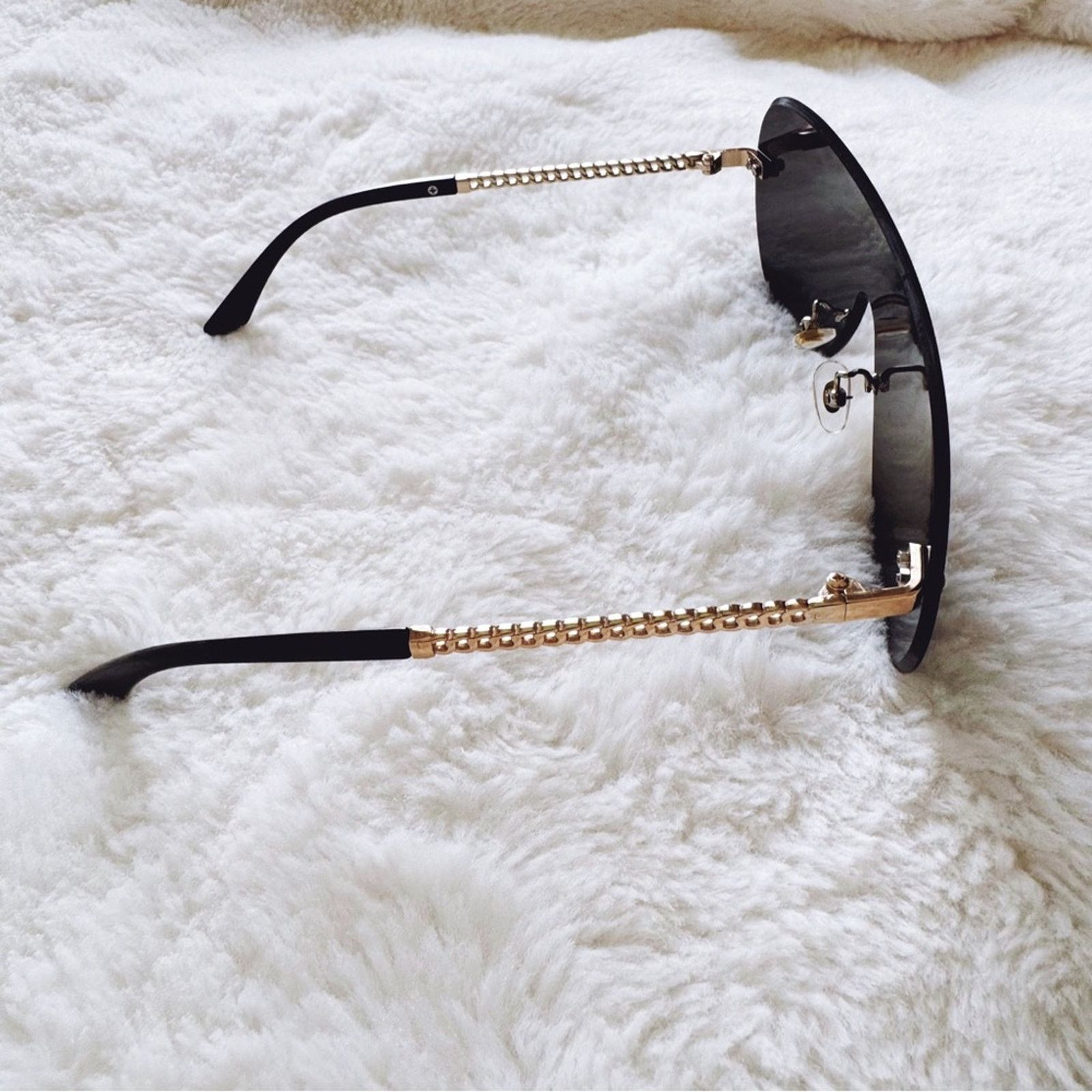 Other Jasmine Black Sleek Single-Lens Sunglasses Size ONE SIZE - 9 Thumbnail