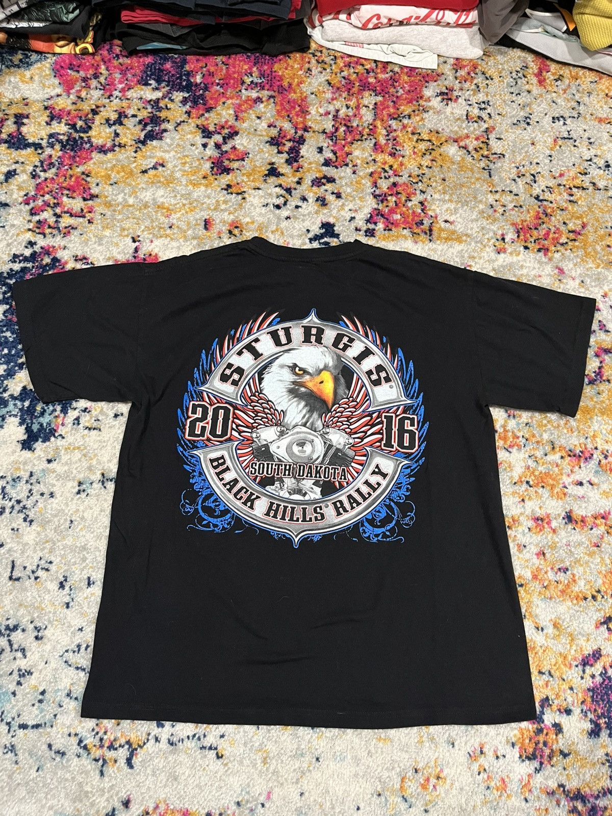 Harley Davidson Y2K Sturgis Shirt Large Size US L / EU 52-54 / 3 - 2 Thumbnail