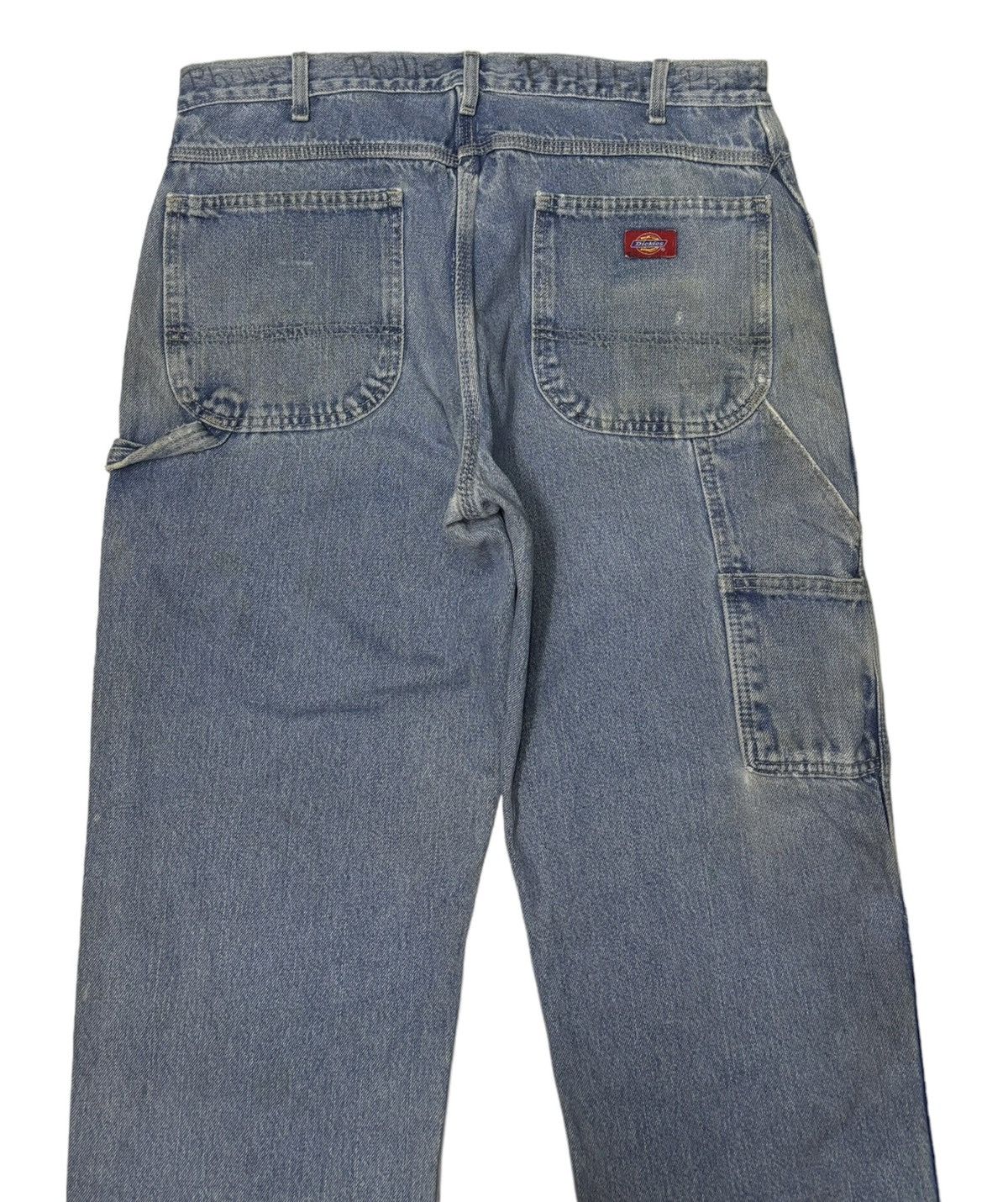 Dickies DICKIES BAGGY CARPENTER DENIM JEANS Size US 34 / EU 50 - 2 Thumbnail