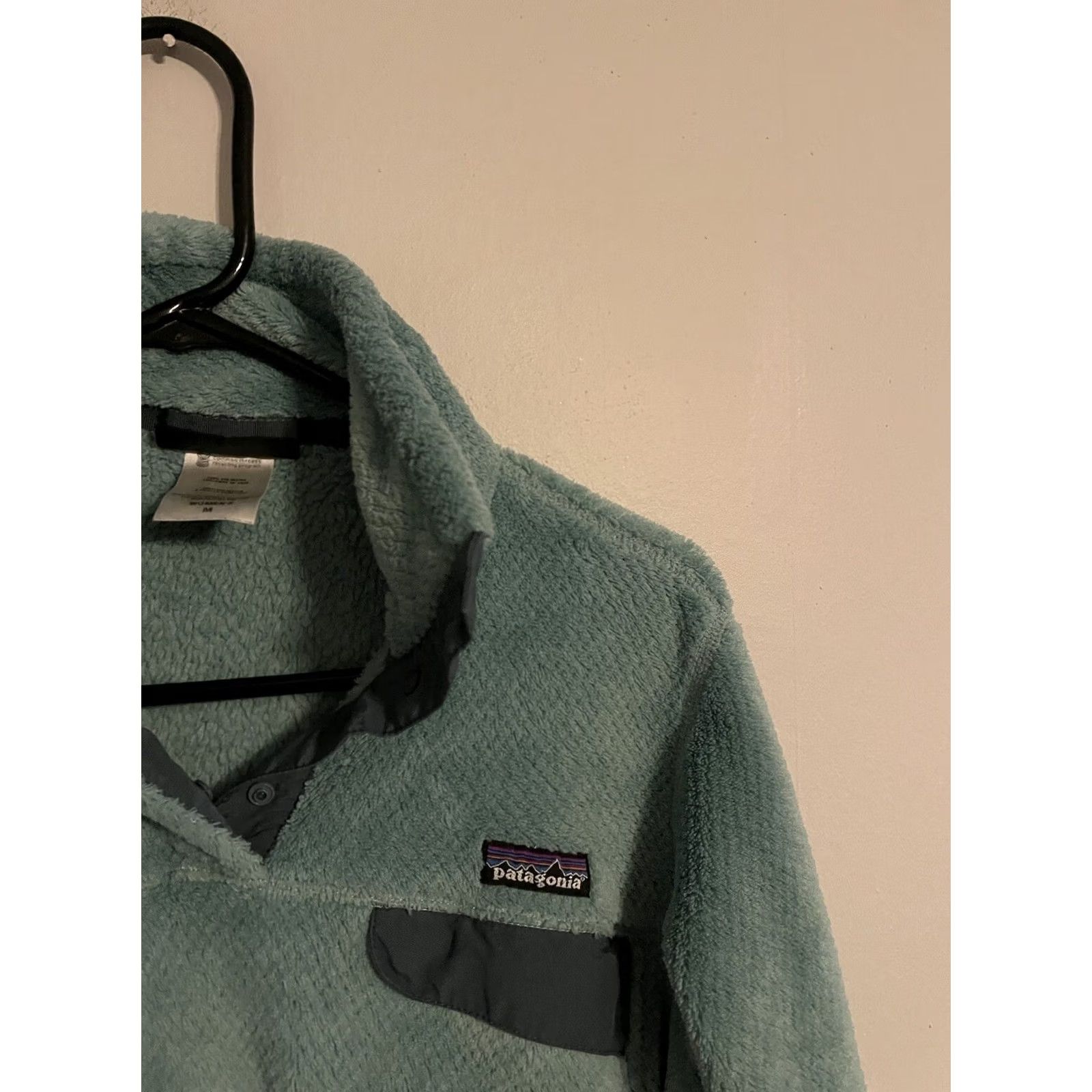 Patagonia Patagonia Fleece Jacket Aqua Womens M Re-Tool Snap-T 25441 Teddy Pullover Size M / US 6-8 / IT 42-44 - 2 Thumbnail