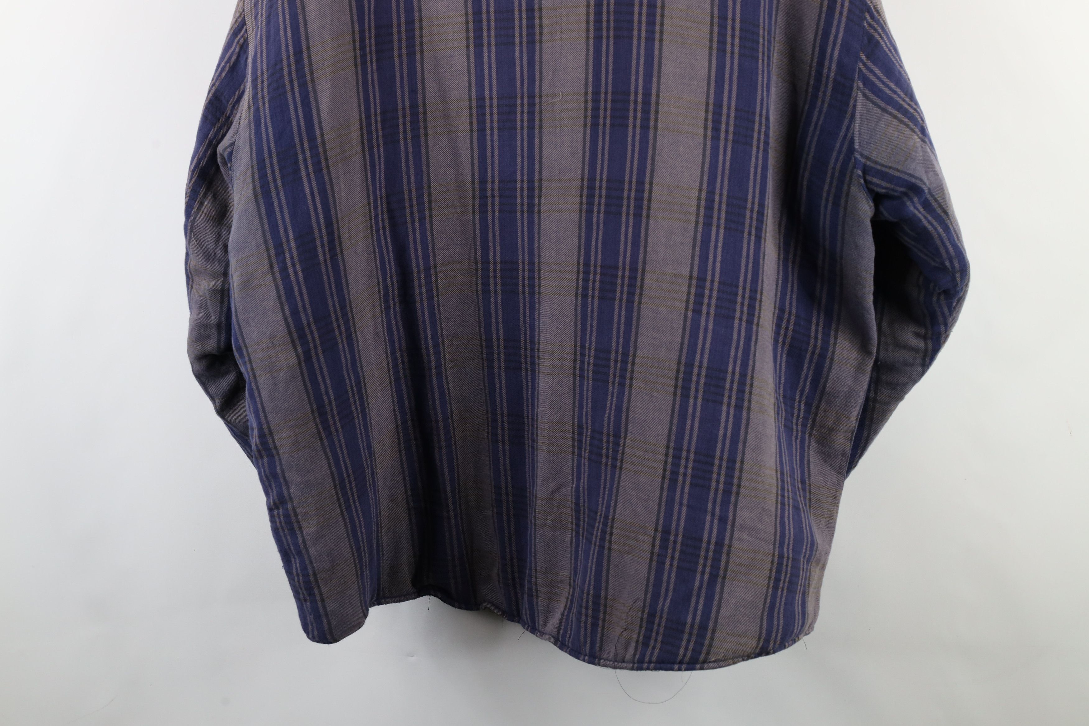 Vintage Vintage 90s Streetwear Quilted Flannel Button Shirt Jacket Size US XL / EU 56 / 4 - 13 Thumbnail