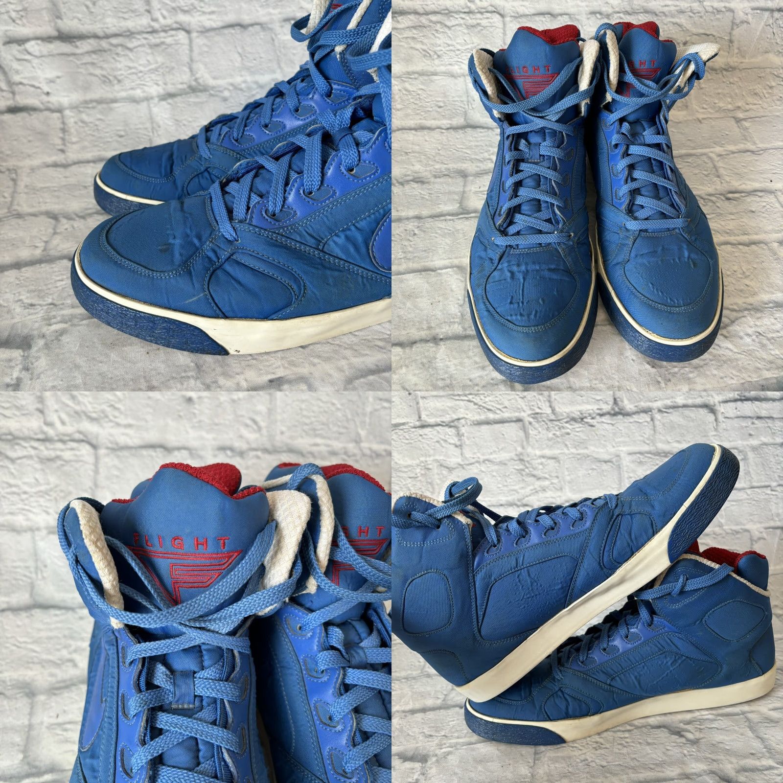 Nike Nike Auto Flight High Varsity Royal Blue Sneakers 375468-441 Men’s Size 14 Size US 13 / EU 46 - 8 Thumbnail