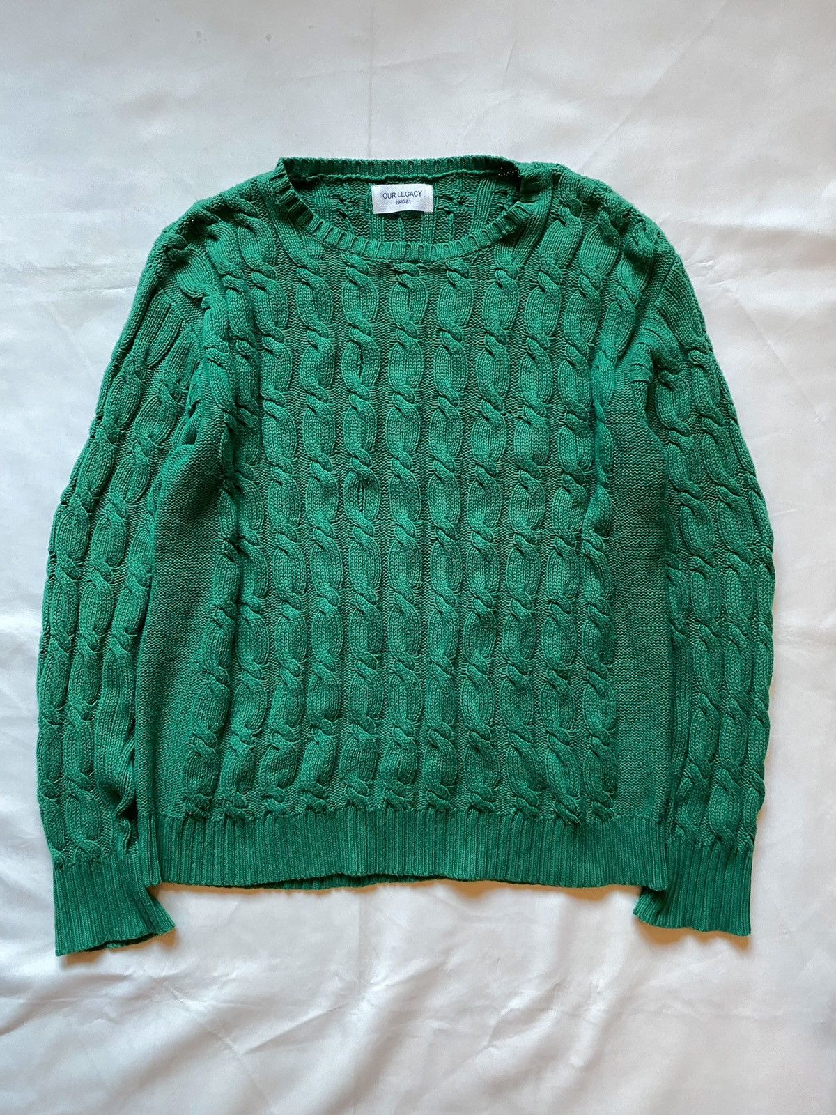 Our Legacy Our Legacy Cable Knit Sweater | Grailed