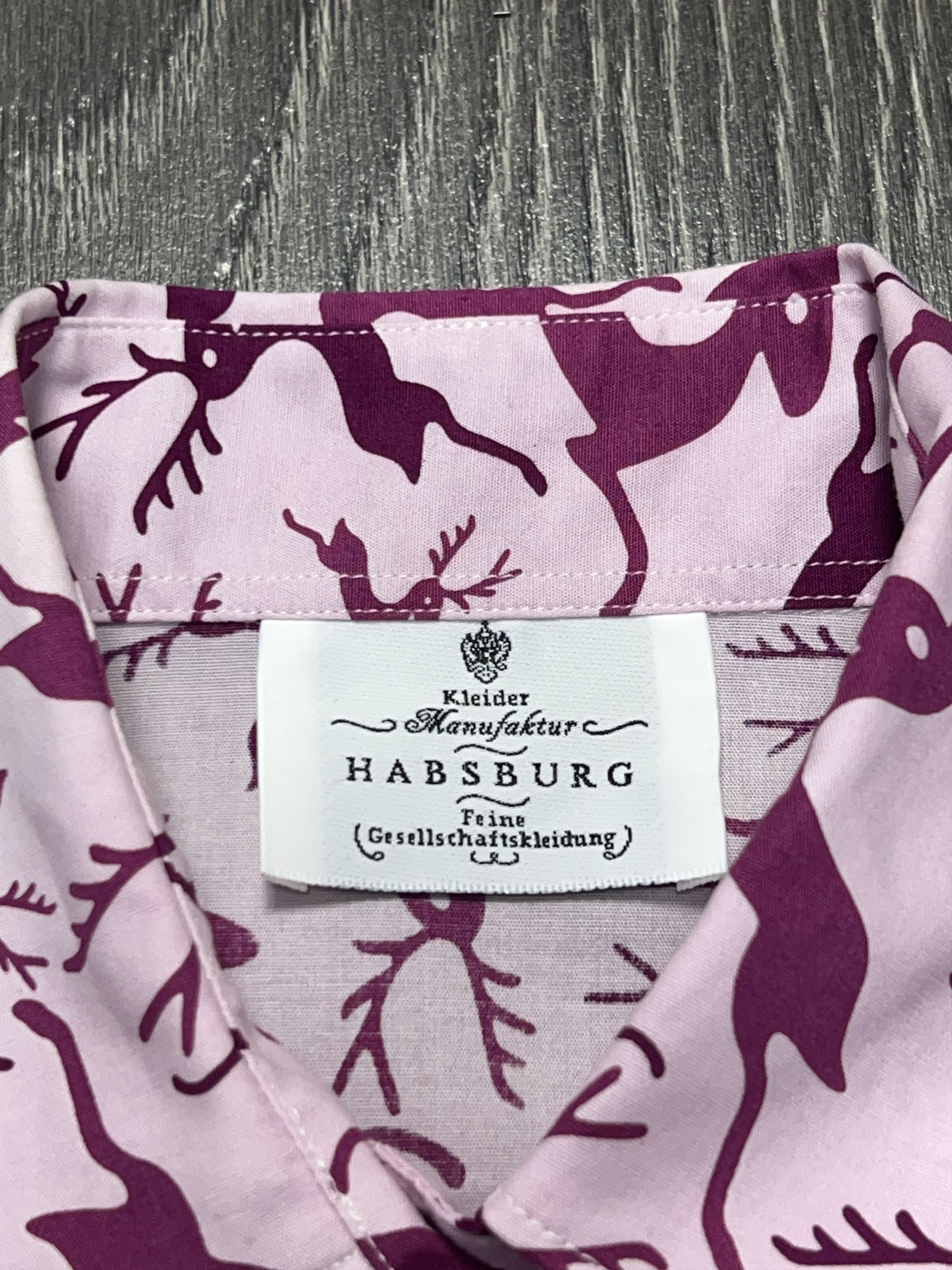 Designer Kleider Habsburg Manufaktur Floral Button Shirt Long Sleeve Size XS / US 0-2 / IT 36-38 - 3 Thumbnail