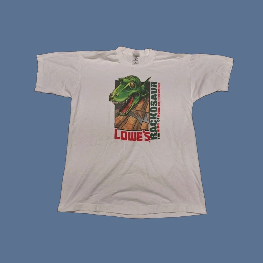 Vintage VINTAGE Lowes Store Dinosaur Shirt XL 90S T Rex Tyrannosaurus Animal Nature Size US XL / EU 56 / 4 - 1 Thumbnail