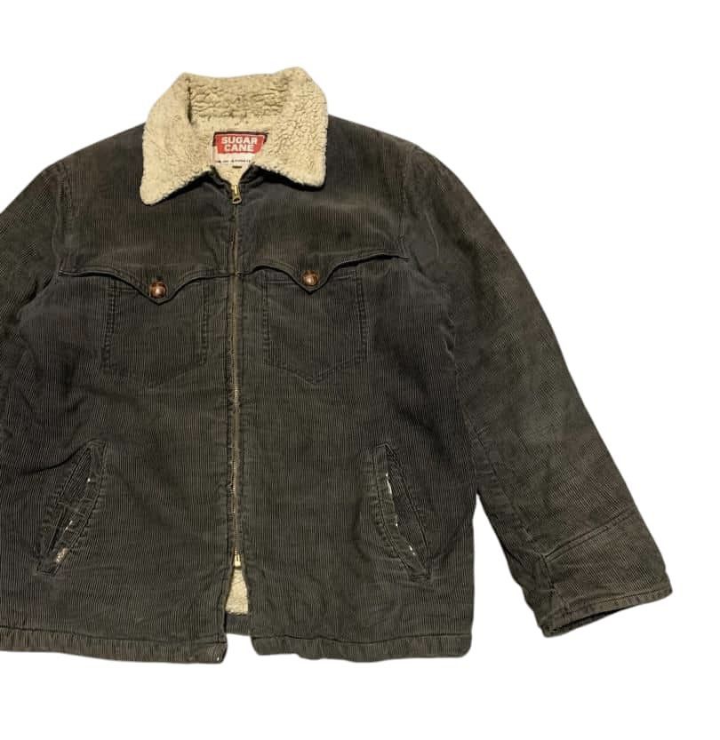 Sugar Cane Trashed Vintage Sugar Canes Corduroy Jacket Zipper Ups Size US M / EU 48-50 / 2 - 3 Thumbnail