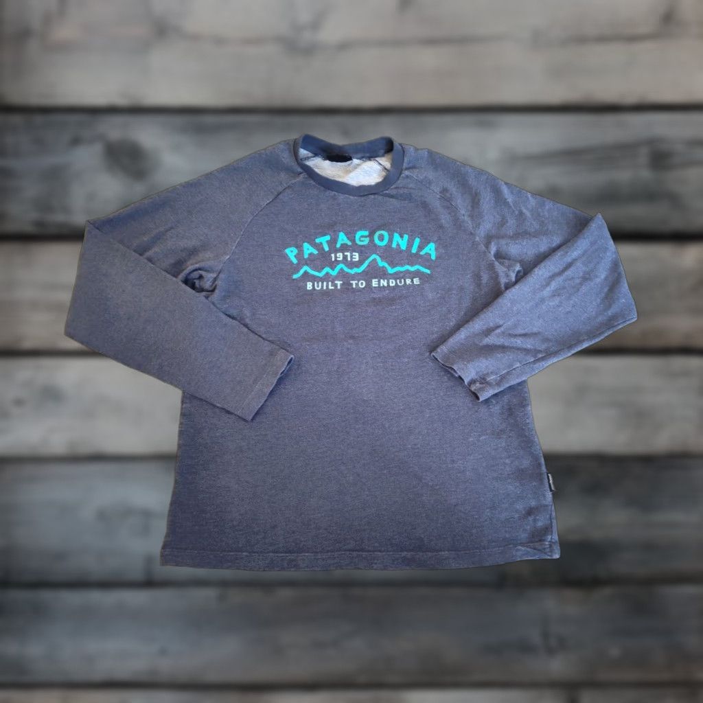 Patagonia Patagonia Womens Geologers Ahnya Crewneck Sweatshirt Size S Blue Logo Size S / US 4 / IT 40 - 1 Thumbnail