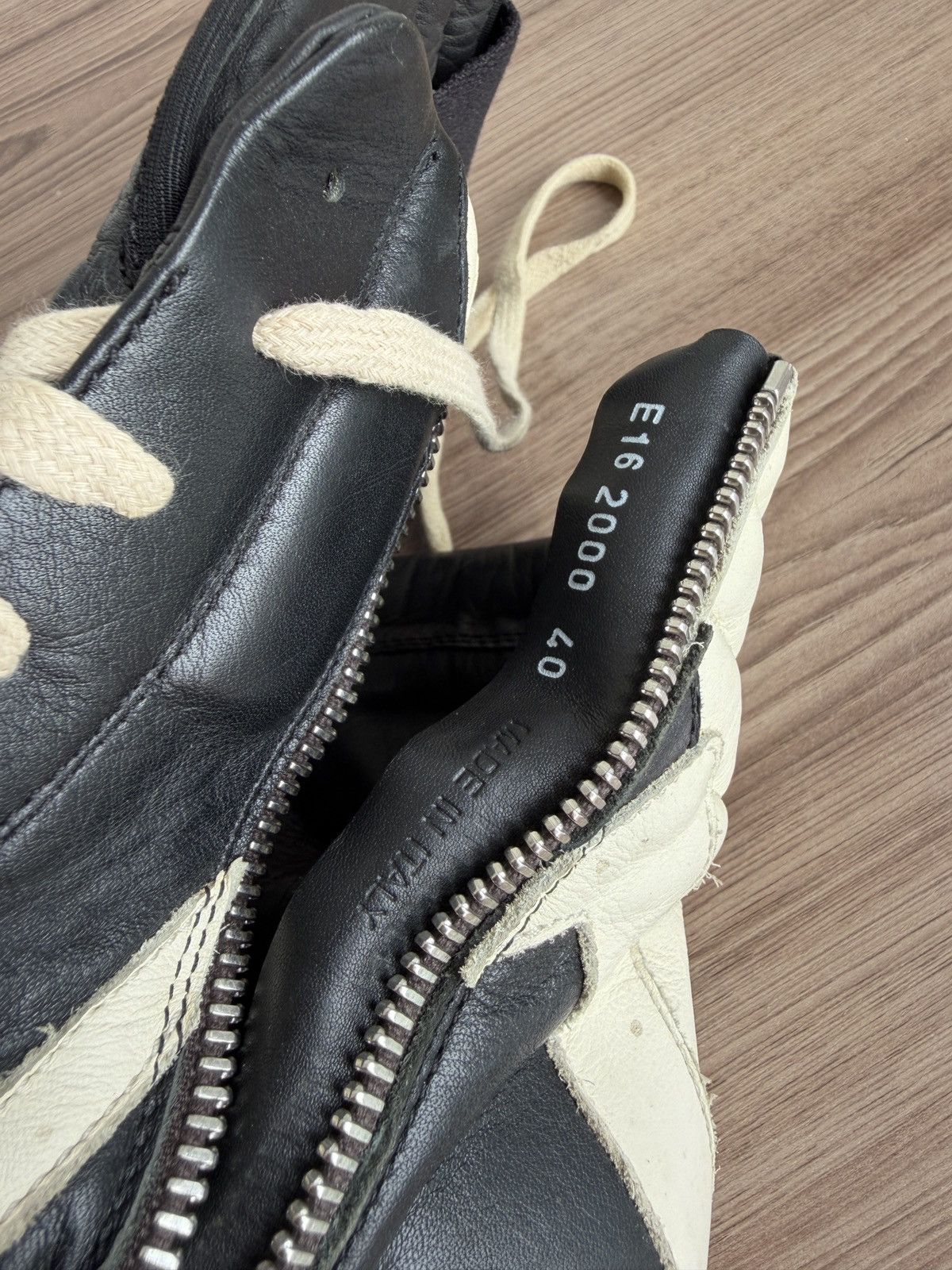 Rick Owens E16 Geobasket🔥🕷️ Size US 8 / EU 41 - 15 Thumbnail
