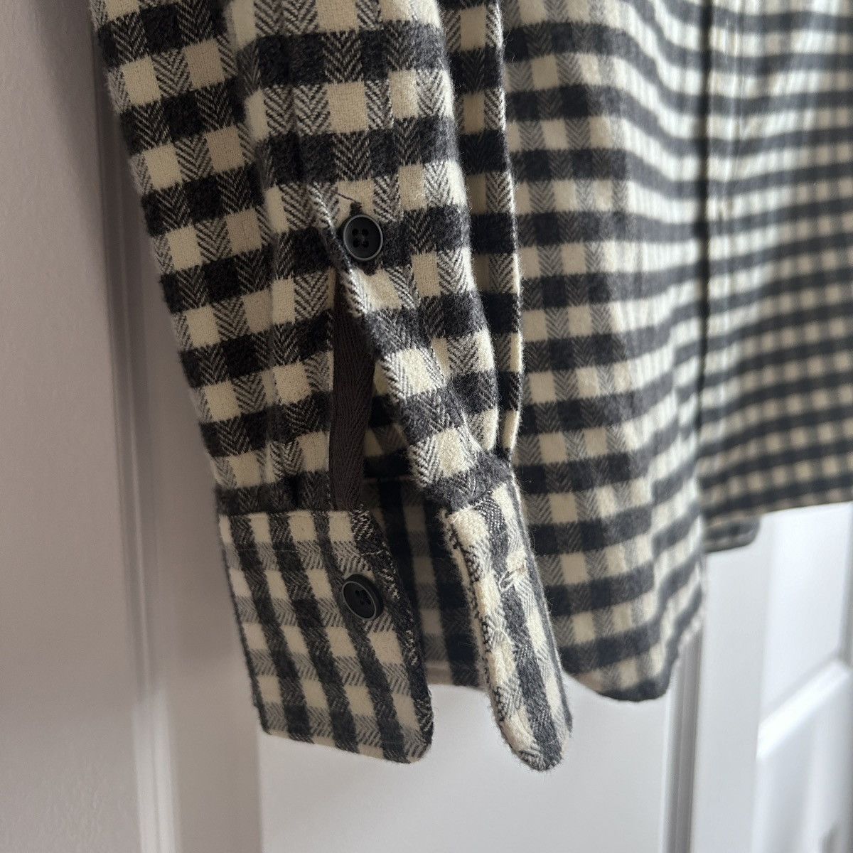 Mango Black and white flannel gingham shirt Size US S / EU 44-46 / 1 - 3 Thumbnail