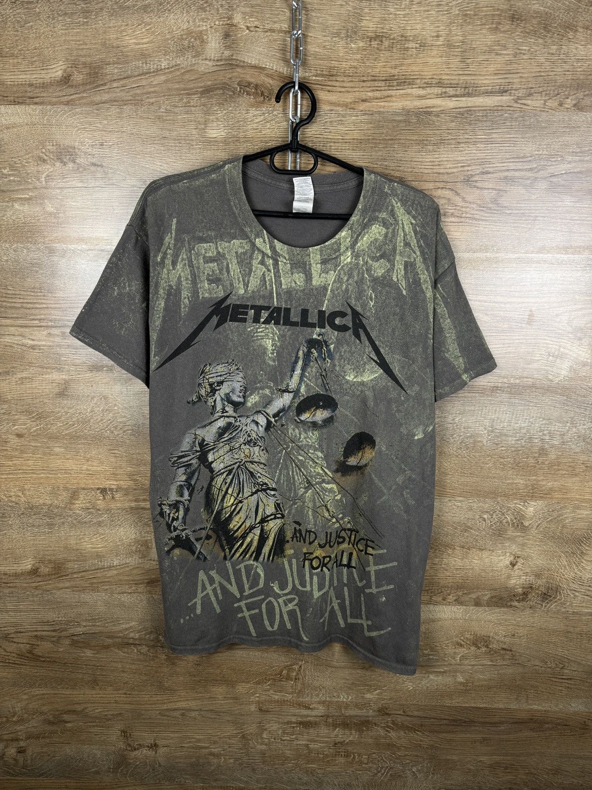 Band Tees Mens Vintage Metallica T-shirt Justice Neon all rock band Size US L / EU 52-54 / 3 - 1 Thumbnail
