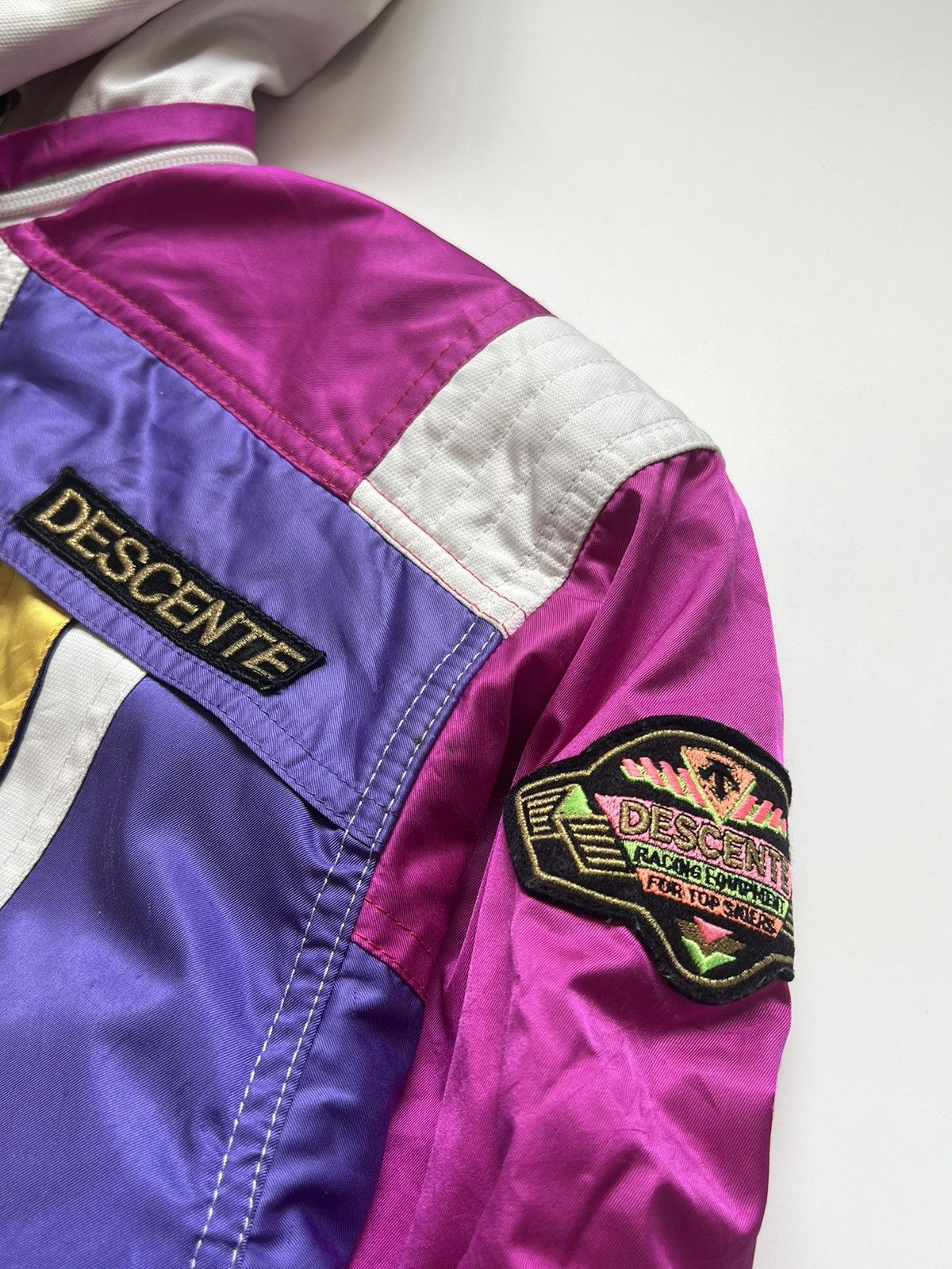 Descente 1990's Descente Racing Equipment Ski Winter Jacket Size US L / EU 52-54 / 3 - 2 Thumbnail