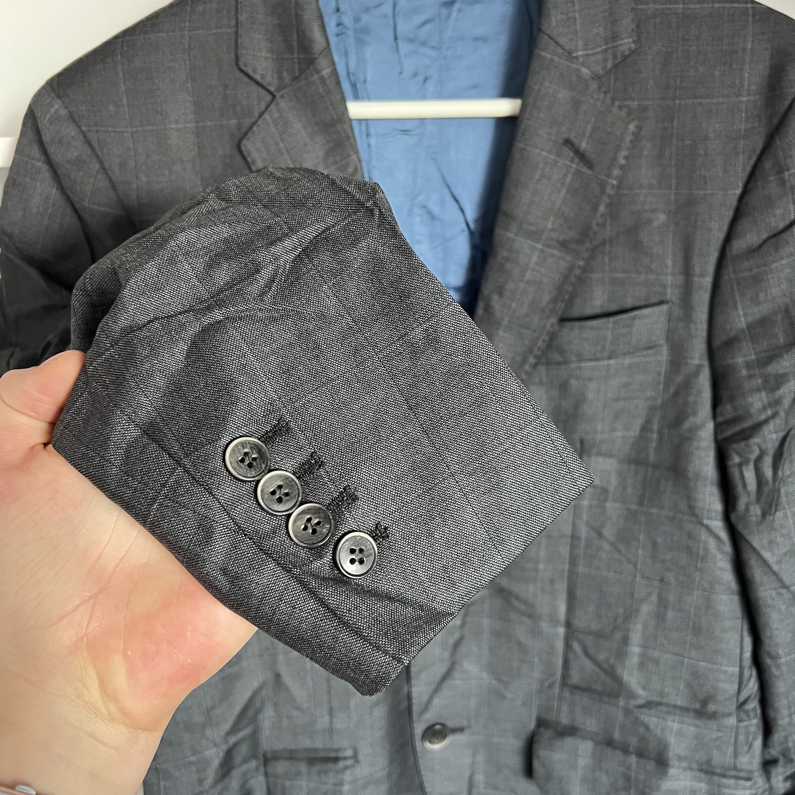 Hackett × Loro Piana Men's HACKETT MYFAIR x LORO PIANA Wool Blazer Jacket Size 38R - 5 Thumbnail