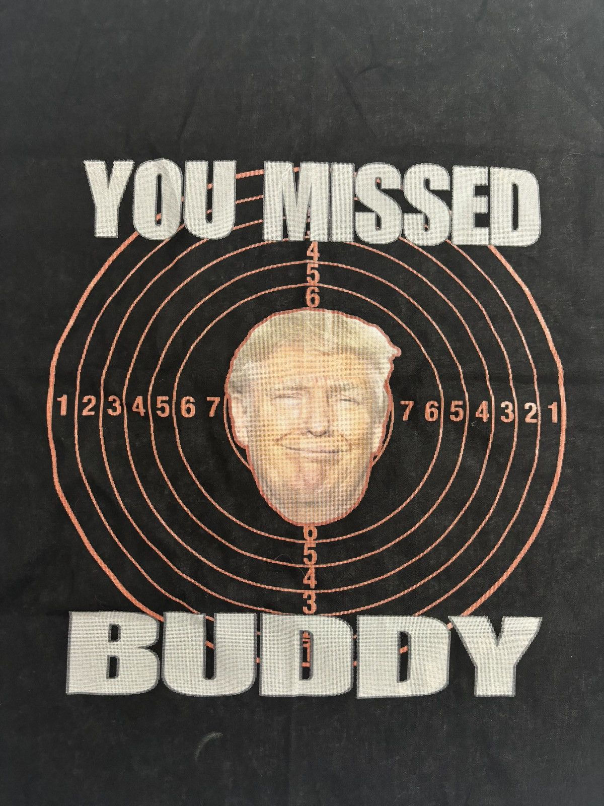 Grimykids GRIMYKIDS - Trump “You missed buddy” Bandana Size ONE SIZE - 2 Thumbnail