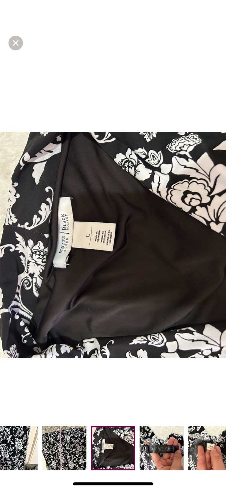 White House Black Market White House black market large floral maxi dress Size L / US 10 / IT 46 - 9 Thumbnail