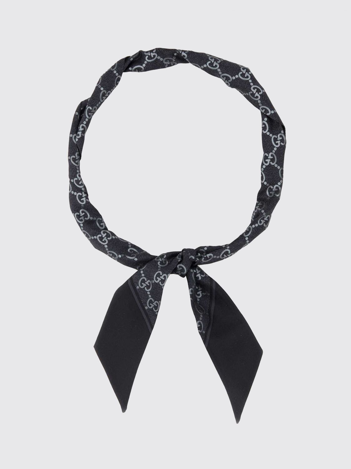 Gucci Gucci Neck Scarf Woman Black Size ONE SIZE - 1 Thumbnail