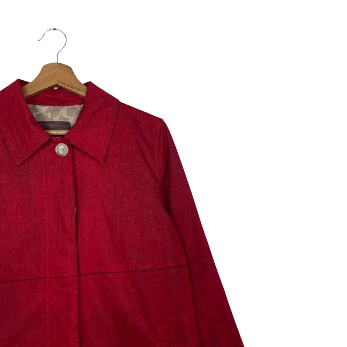 Coach Coach Red Women Trenchcoat Size M / US 6-8 / IT 42-44 - 5 Thumbnail