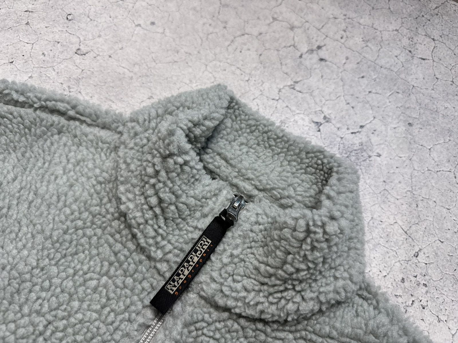 Napapijri Napapijri Vintage Fleece Sherpa Sweatshirt Half 1/4 Zip Y2K Size US M / EU 48-50 / 2 - 7 Thumbnail